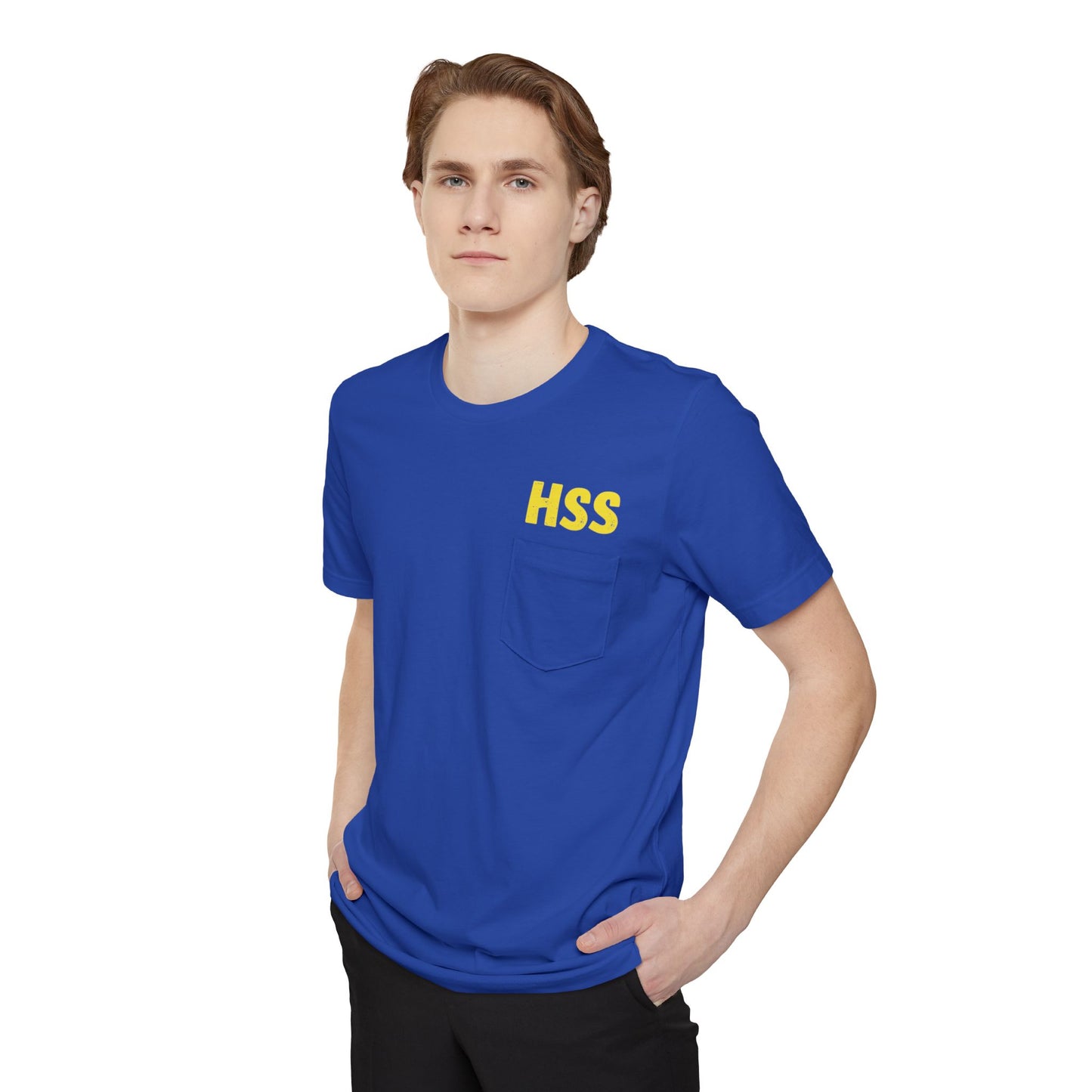 Custom Business T-Shirt Personalized Employee Logo Printed Shirt Small Business Merch Gift for Handyman Apparel Pocket T-Shirt DIY Enthusiast