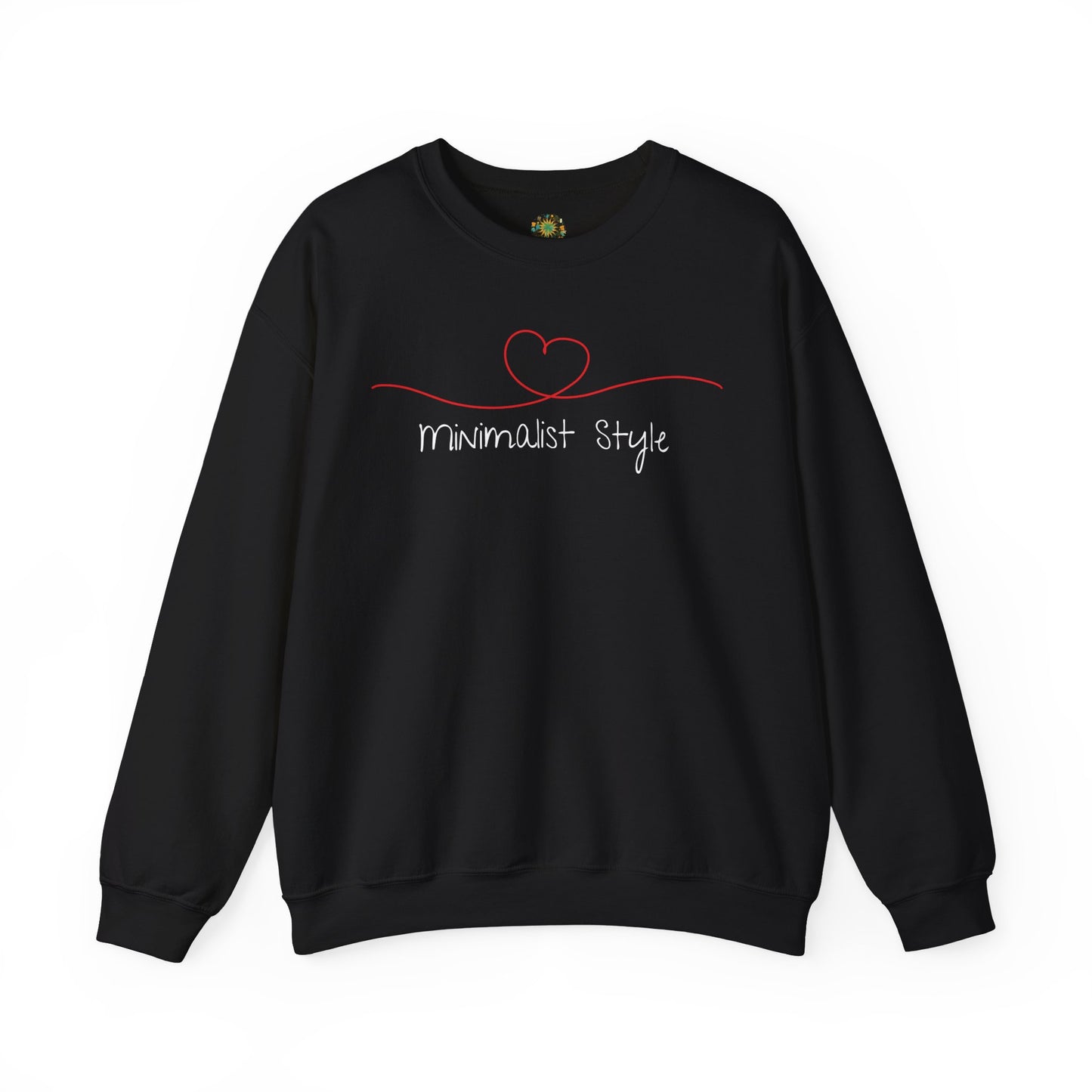 Eco-Friendly Valentine Sweatshirt Heart Design Minimalist Love-Inspired Clothing Thoughtful Gift Idea For Lovers Of Minimalism V-Day Shirt