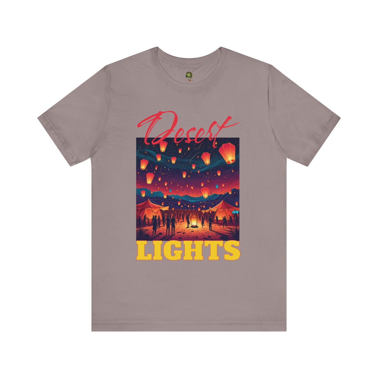 Bohemian Festival T-Shirt Desert Lights Tee Trendy Summer Wear Artistic Desert Style Fashion Shirt for Music Festival Lovers