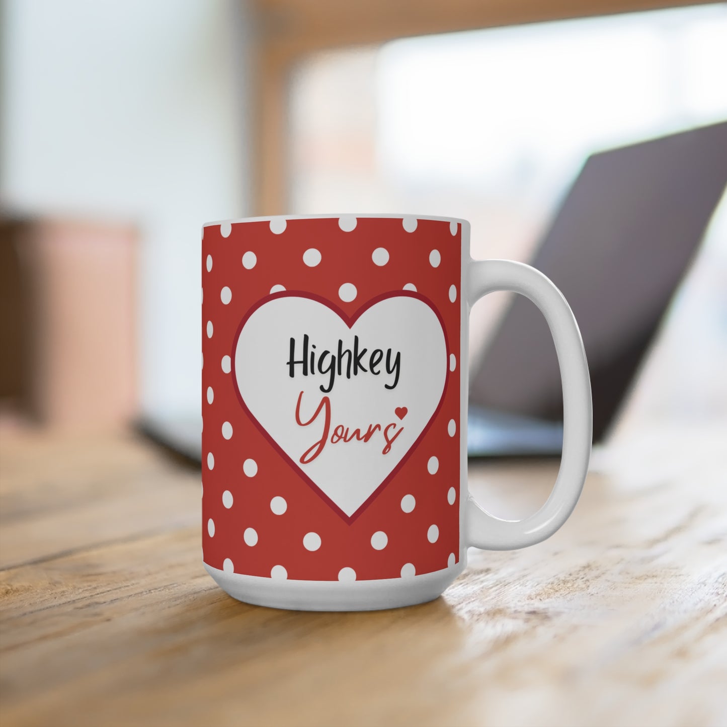 Funny Gen Z Valentine's Coffee Mug For Couples Trendy Modern Love Drinkware Lowkey Obsessed Highkey Yours Unique Love-Themed Gift Mug