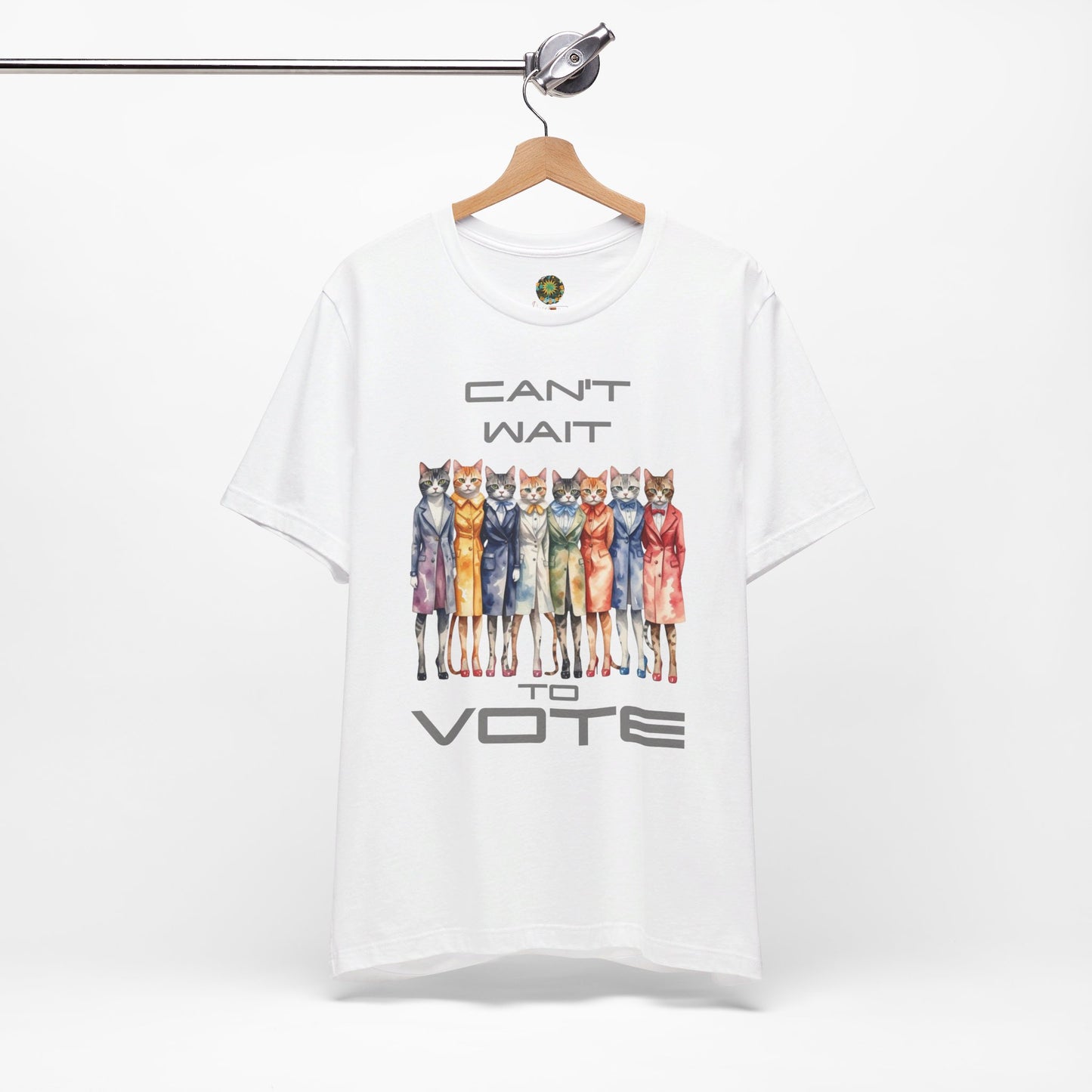 Trendy Voting T Shirt for Cat Lovers Playful Design Shirt Stylish Civic Engagement Trendy Political Fashionable Unique Voting Tee