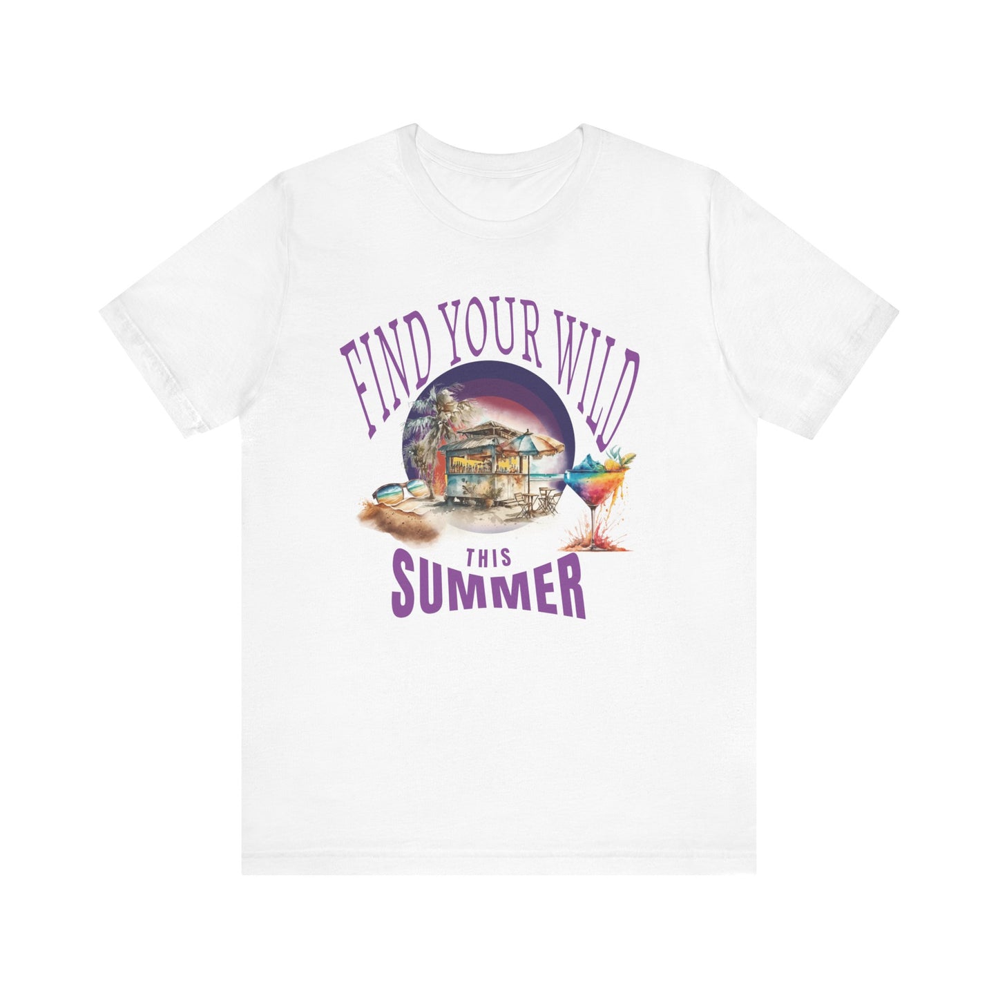 Beach Fashion T-Shirt for Ocean Lovers Summer Vibes Coastal Wear Seaside Fashion Summer Vibes