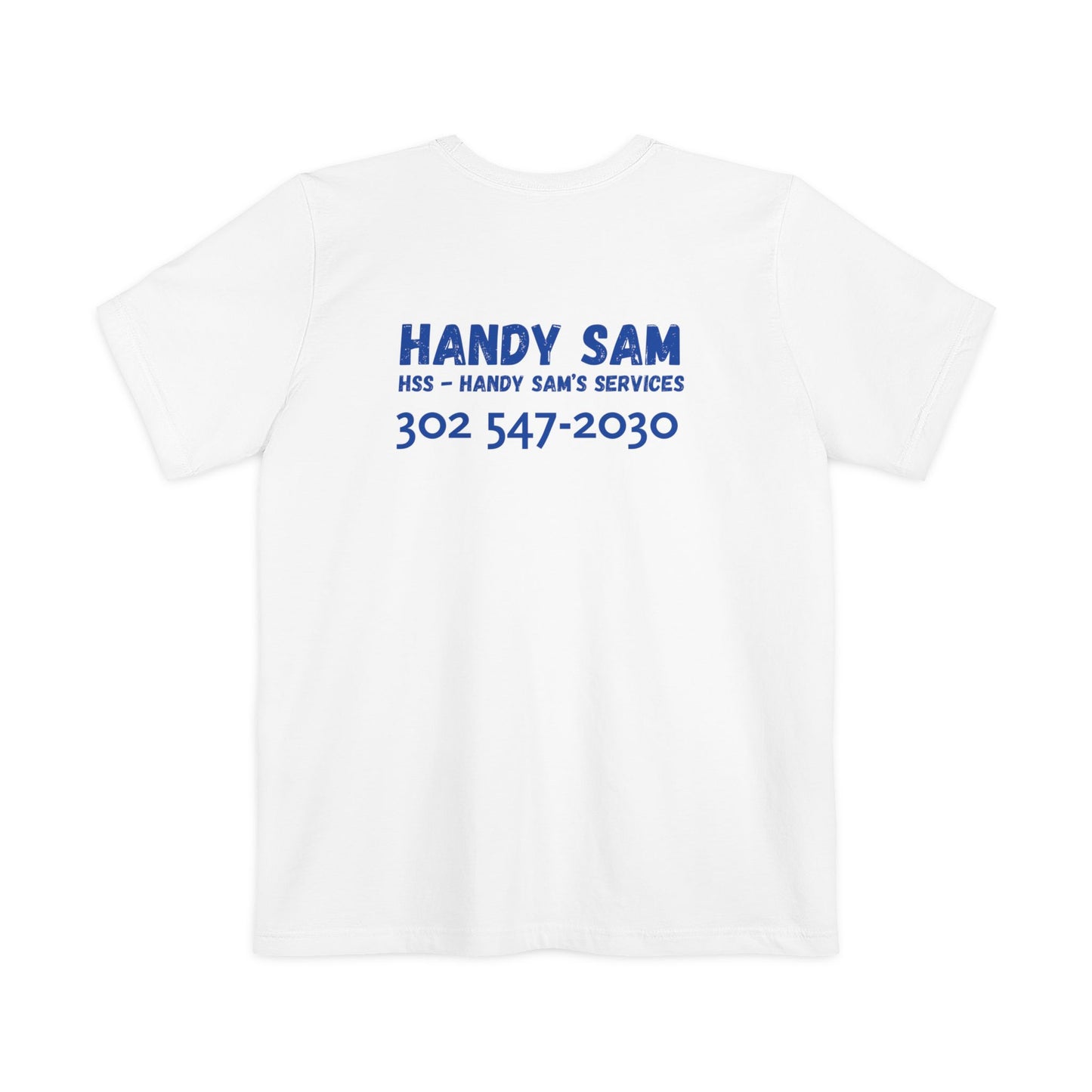 Custom Business T-Shirt Personalized Employee Logo Printed Shirt Small Business Merch Gift for Handyman Apparel Pocket T-Shirt DIY Enthusiast