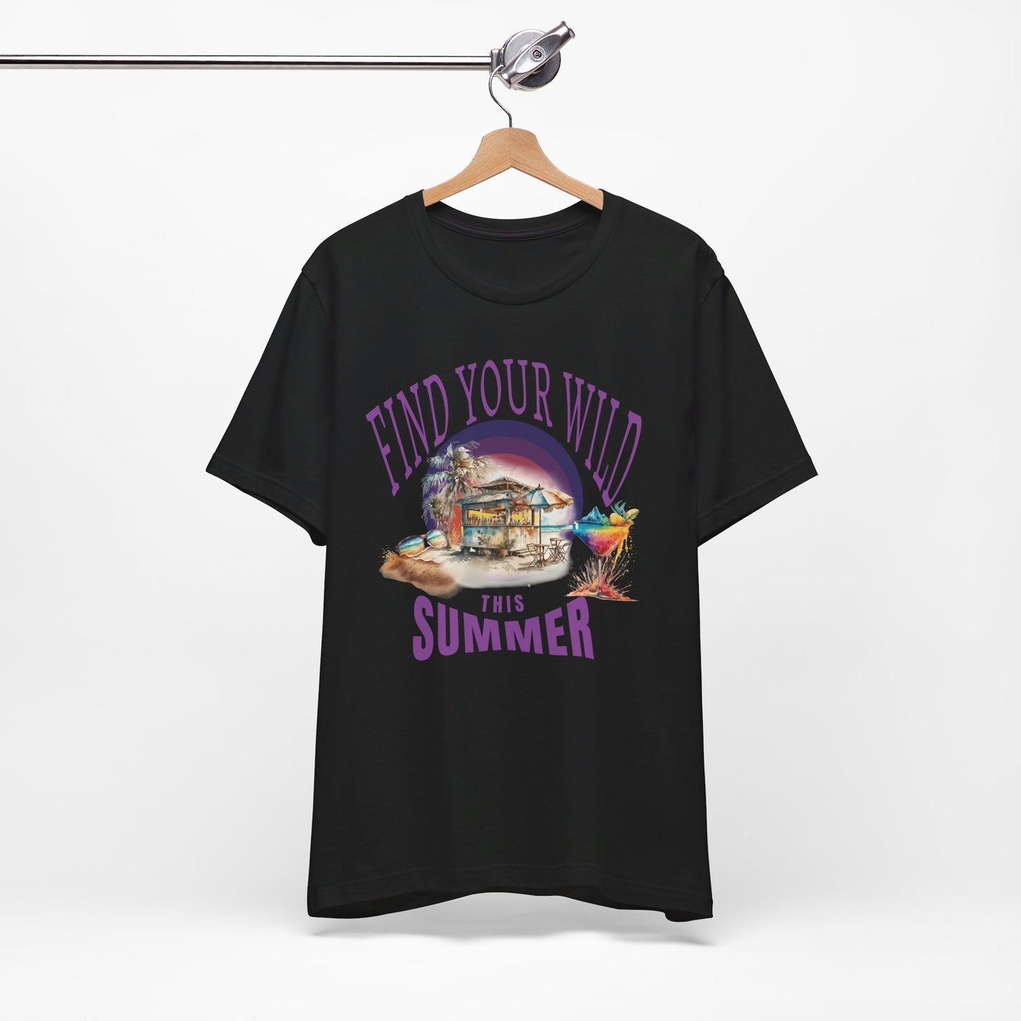 Beach Fashion T-Shirt for Ocean Lovers Summer Vibes Coastal Wear Seaside Fashion Summer Vibes