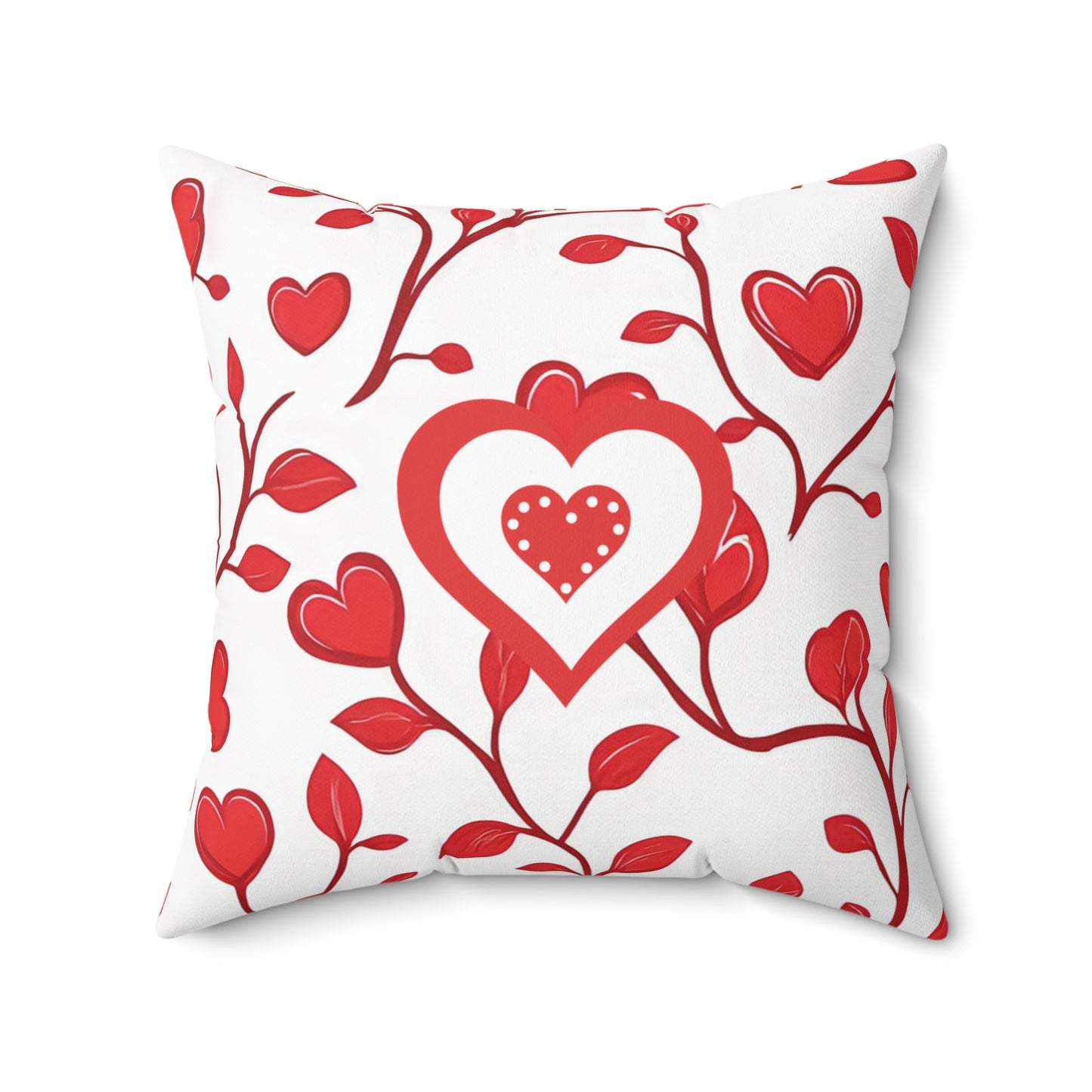 Bold Heart Love-Themed Accent Pillow For V-Day Love-Inspired Cushion For All Seasons Heart Themed Home Decor for Valentine's Day Gift