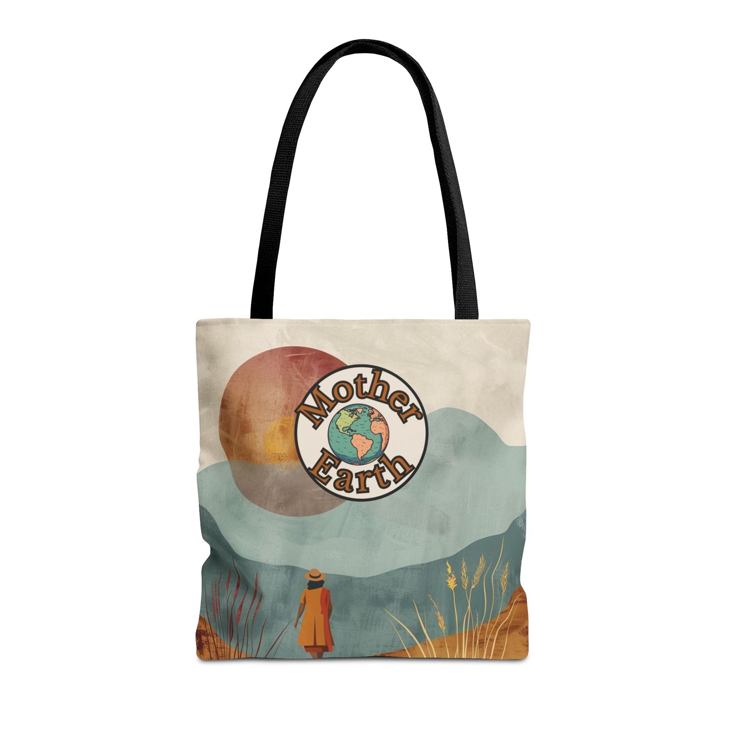 Everyday Earth Day Tote Planet Protector Environmentalist Gift for Her Reusable Eco Bag Woman-Owned Business Product Earth Tribute Accessory