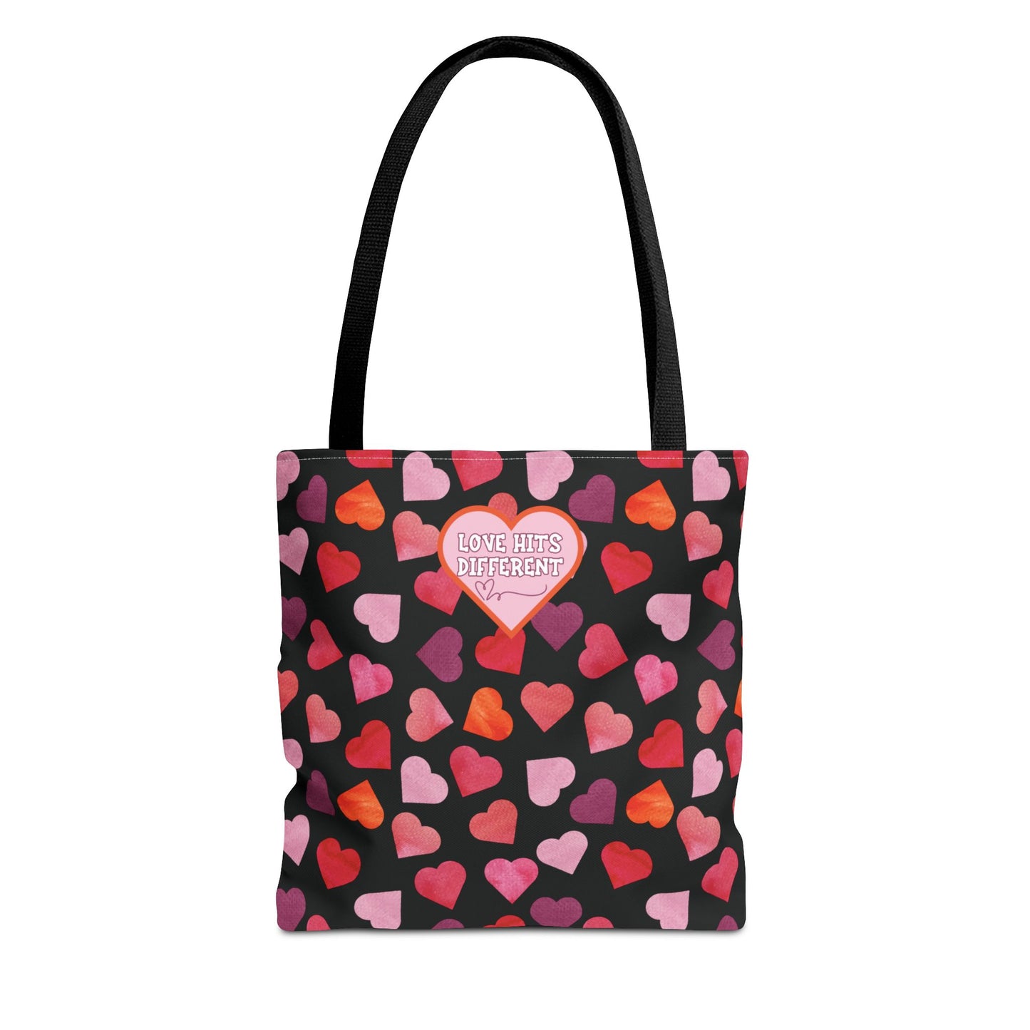 Trendy Love-Themed Reusable Valentine's Day Aesthetic Gen Z Heart Design Tote Large Storage Gift Accessory For Her Romantic and Stylish Tote Bag