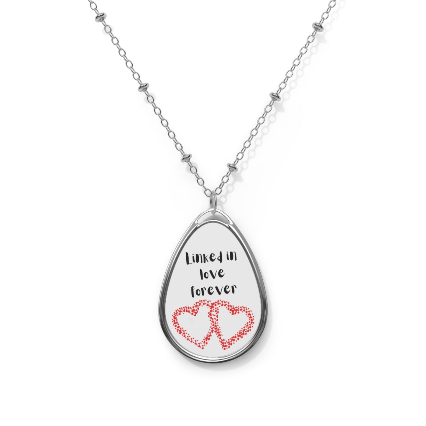 Keepsake Necklace for Women Valentine's Day Linked In love Forever Pendant Sentimental Gift Pendant For Couples Romantic Anniversary V-Day Gift Idea For Her