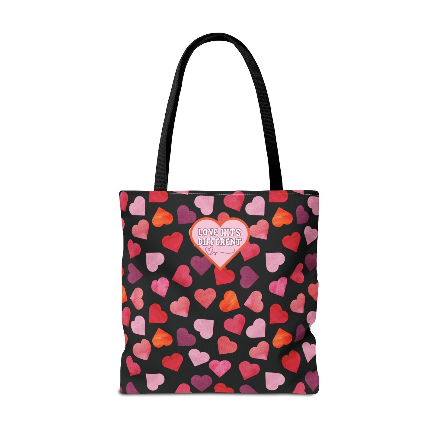 Trendy Love-Themed Reusable Valentine's Day Aesthetic Gen Z Heart Design Tote Large Storage Gift Accessory For Her Romantic and Stylish Tote Bag