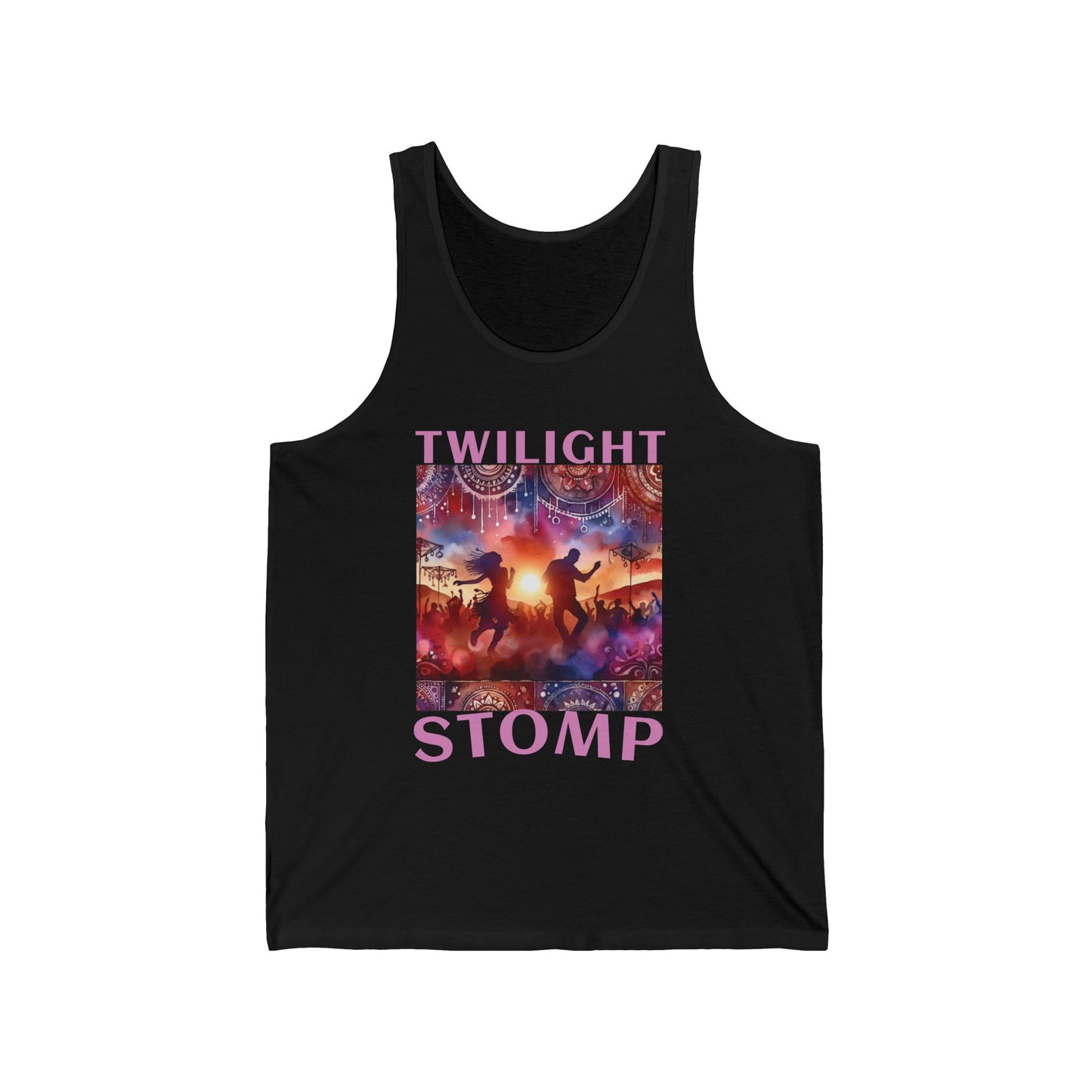 Artistic Festival Tank Top for Music Lovers and Festival-Goers Desert Music Trendy Summer Wear