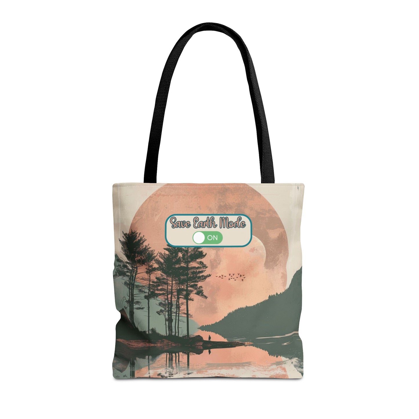 Eco Friendly Earth Day Climate Action Design Bag Sustainable Lifestyle Environmentalist Gift For Nature Lover Climate Positive Accessory Tote