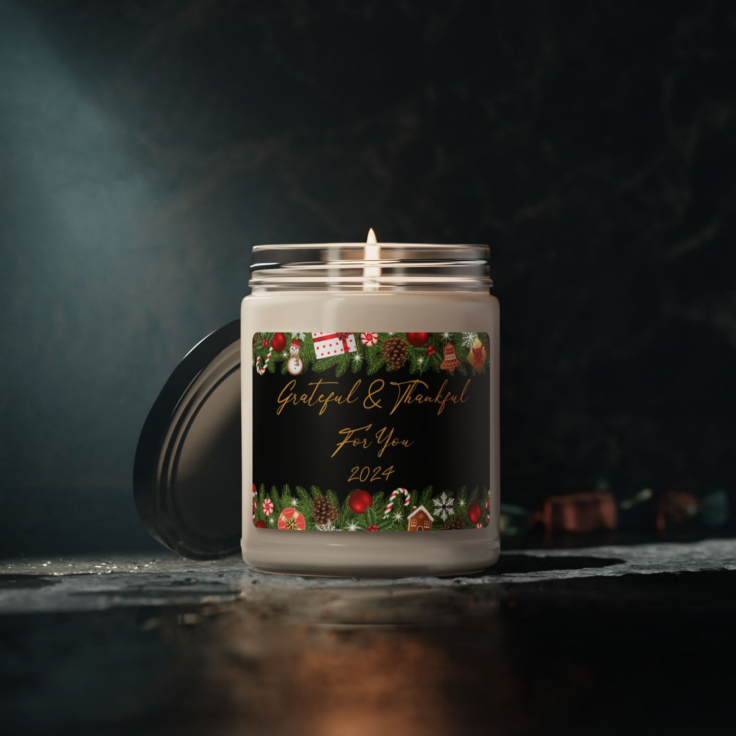 Christmas Thank You Holiday Gift for Mail Carriers Candle 2024 Seasonal Aromatic Holiday Appreciation 9oz Eco-Friendly Candle Gift for Service Providers