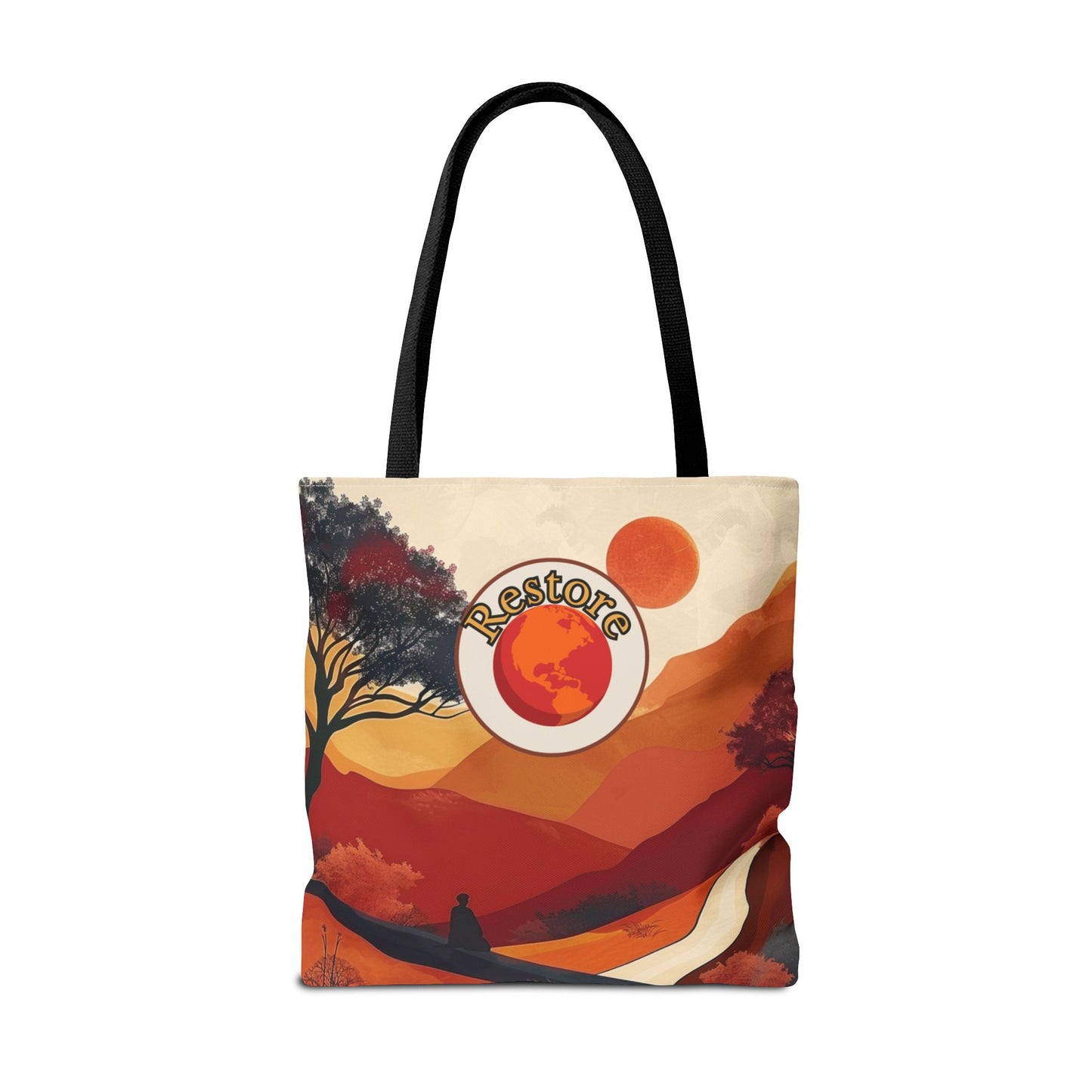 Eco-Friendly Earth Day Reusable Nature Tote Sustainable Planet Protector Lifestyle Gift High Quality Tote Bag Restore The Earth Message