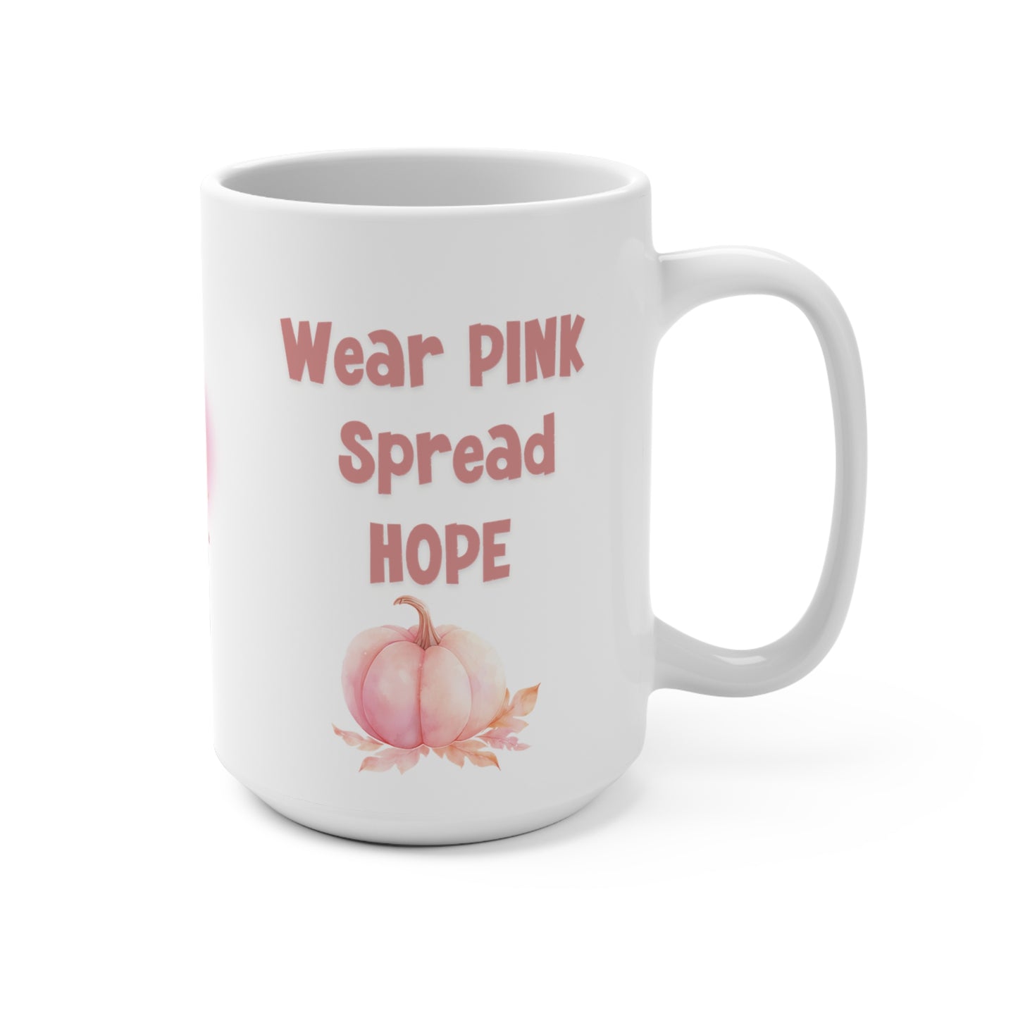 Empowering Breast Cancer Awareness Courage in Pink Mug for Women Hope and Strength Gift for Breast Cancer Fighters Cancer Support Mug