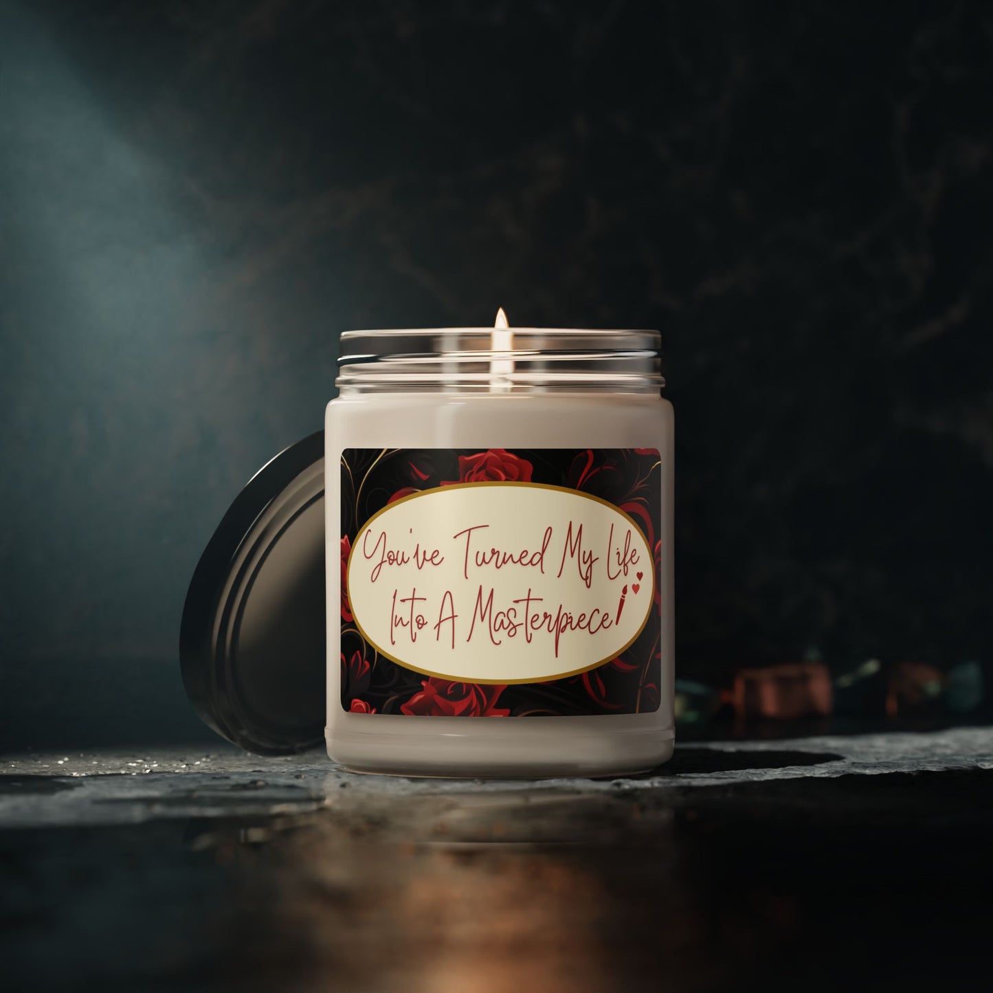 Heartfelt Valentine's Gift Candle For Couples Romantic Best-Selling V- Day Love-Themed Sentimental Candle 9oz Love Expression Candle Valentine Gift for Anniversaries