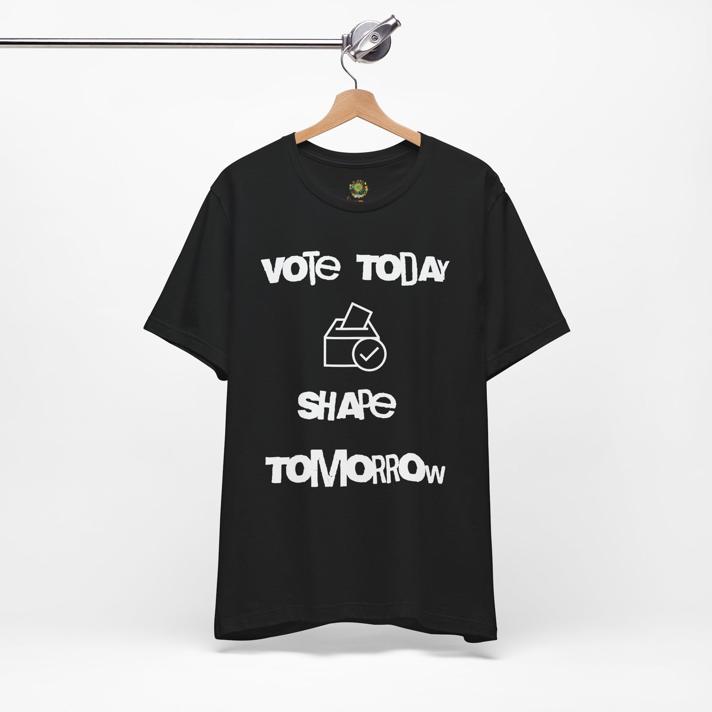 US Election 2024 T-Shirt Vote Today Shape Tomorrow Ballot Box Graphic Tee for Civic Engagement Voting Rights