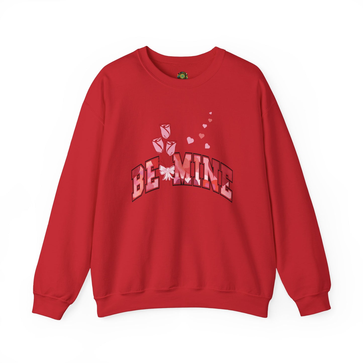 Rose-Themed Valentine Sweatshirt Design Perfect Rose-Bouquet V-Day Outfit Thoughtful Heart And Roses Gift Idea For Lovers Eco-Friendly Winter Wear