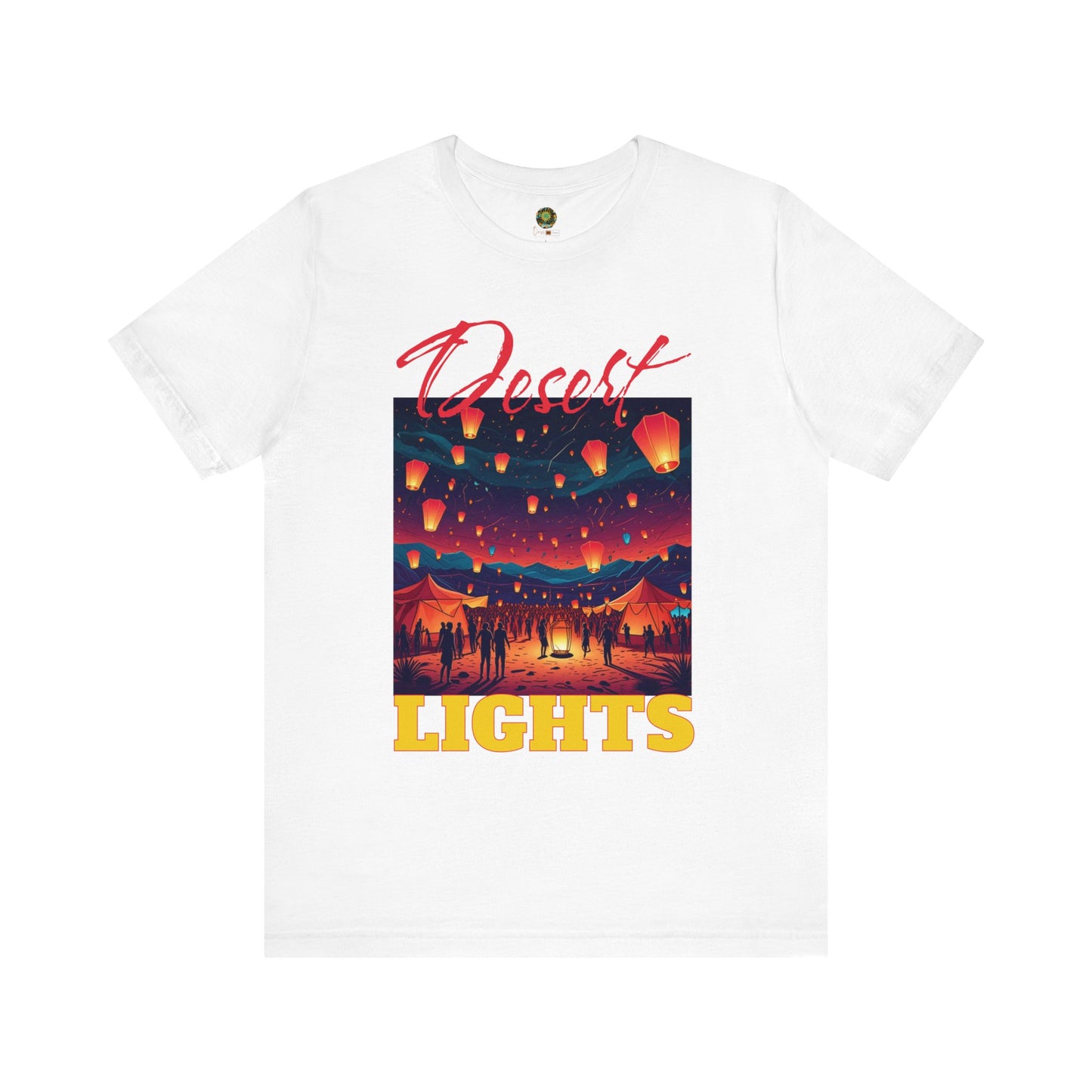 Bohemian Festival T-Shirt Desert Lights Tee Trendy Summer Wear Artistic Desert Style Fashion Shirt for Music Festival Lovers
