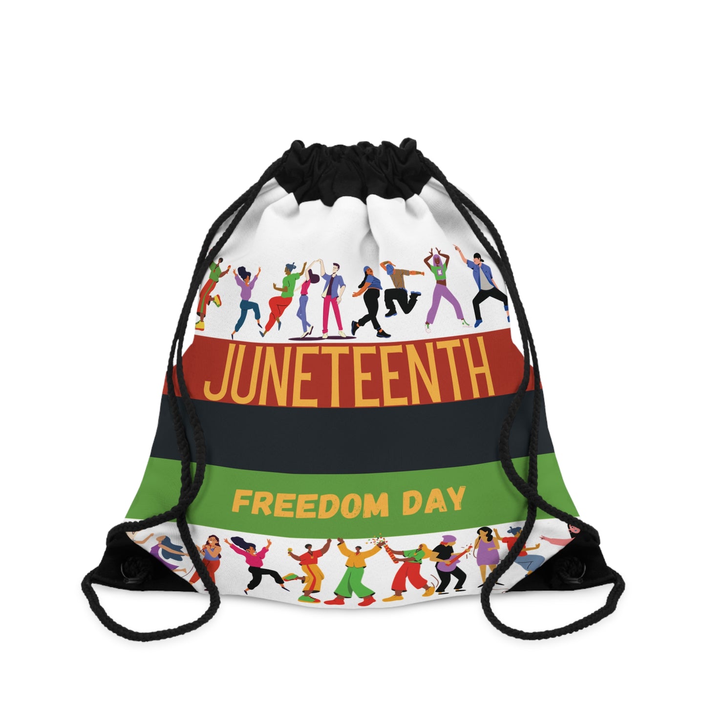 Juneteenth Drawstring Bag for Freedom Day Backpack for Emancipation Day Liberty Tote Gift for Diversity Cultural Celebration Tote