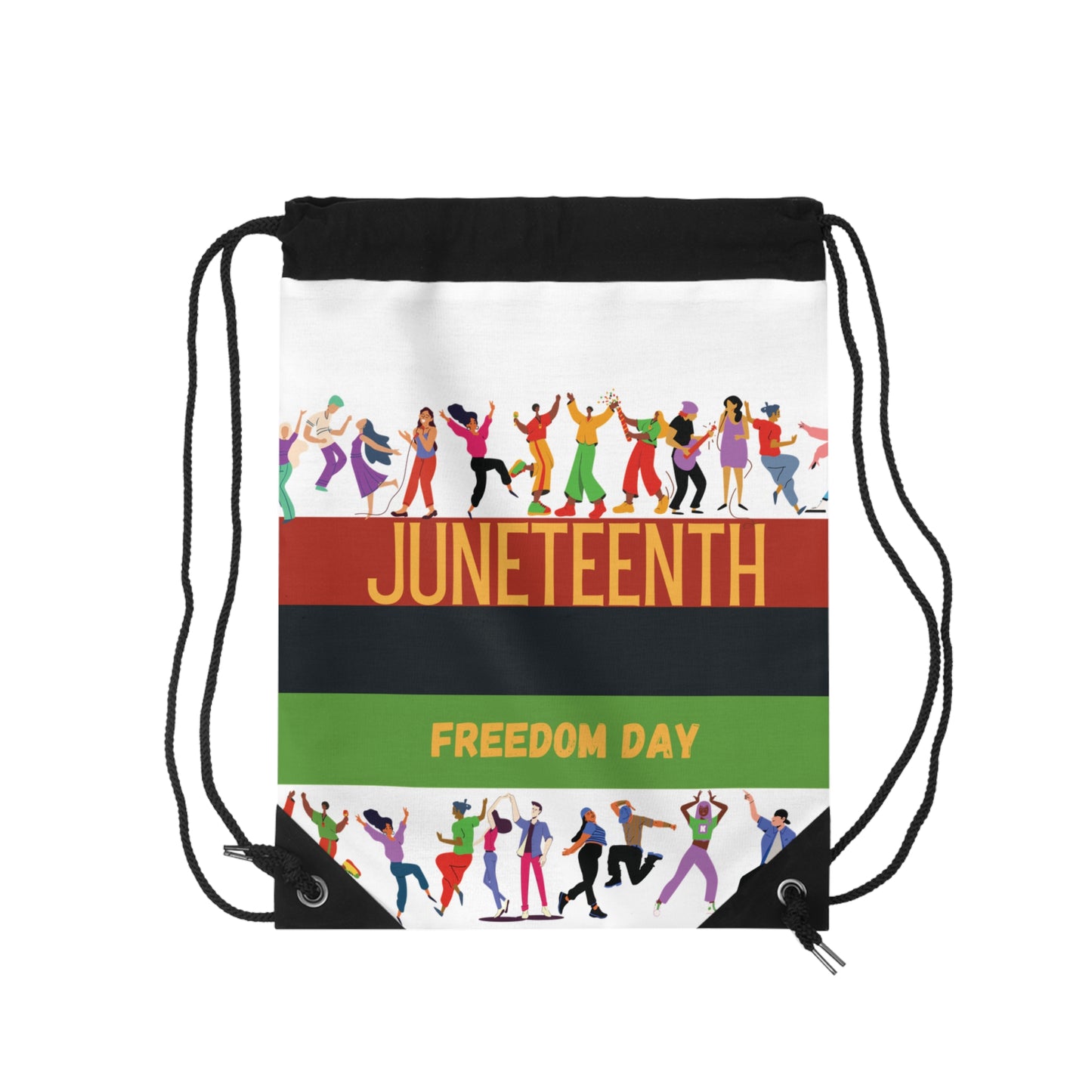 Juneteenth Drawstring Bag for Freedom Day Backpack for Emancipation Day Liberty Tote Gift for Diversity Cultural Celebration Tote