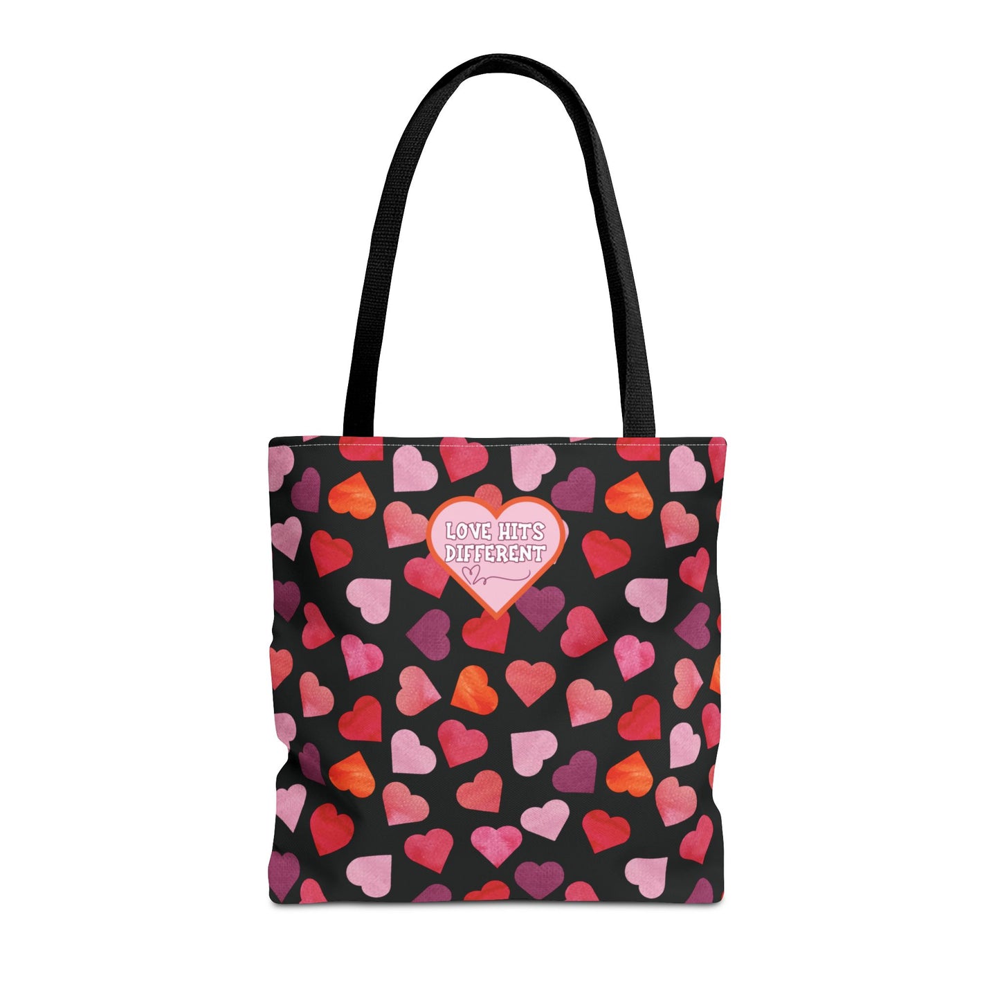 Trendy Love-Themed Reusable Valentine's Day Aesthetic Gen Z Heart Design Tote Large Storage Gift Accessory For Her Romantic and Stylish Tote Bag