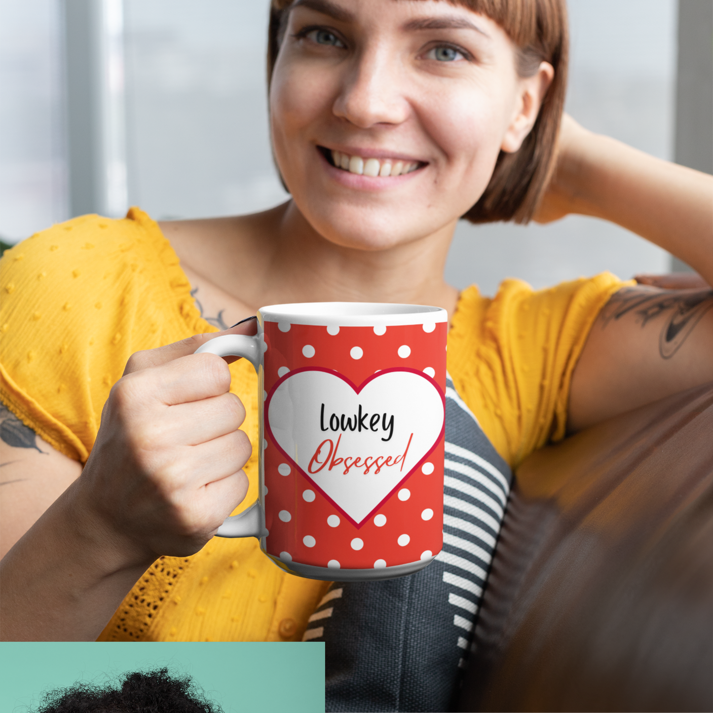 Funny Gen Z Valentine's Coffee Mug For Couples Trendy Modern Love Drinkware Lowkey Obsessed Highkey Yours Unique Love-Themed Gift Mug