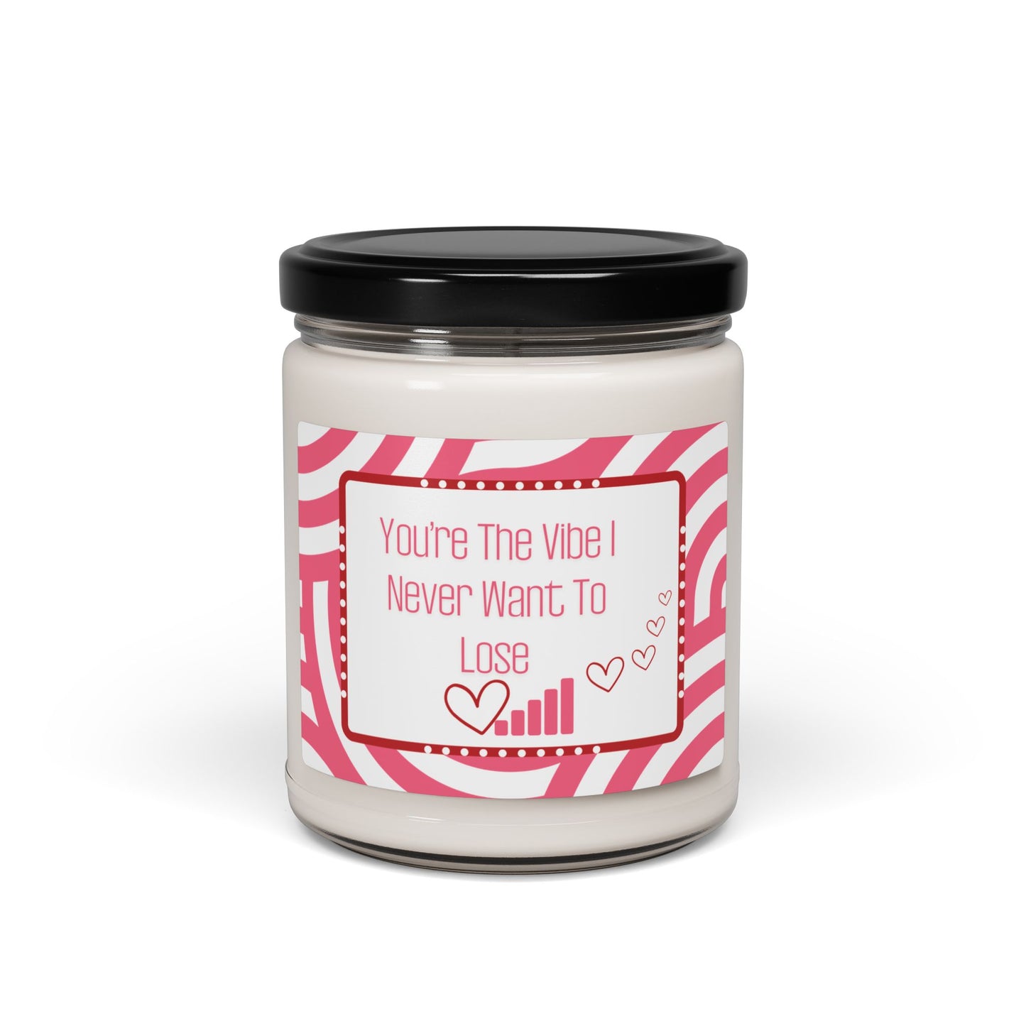 Fun Valentine's Day Gen-Z Aromatic Love Candle Gift for Valentine's Day Heart and Signal Bar Playful Modern Love Candle Design Trendy V-Day Candle Gift