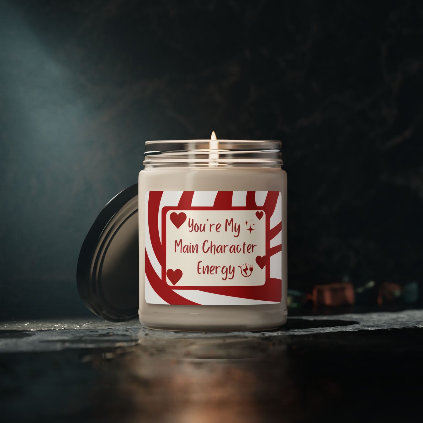 Modern Love Fun Romantic Candle Gift For Partner Playful Gen-Z Inspired Love Candle for Valentine's Day Scented Candle Gift For Her Trendy Couple's Candle Gift