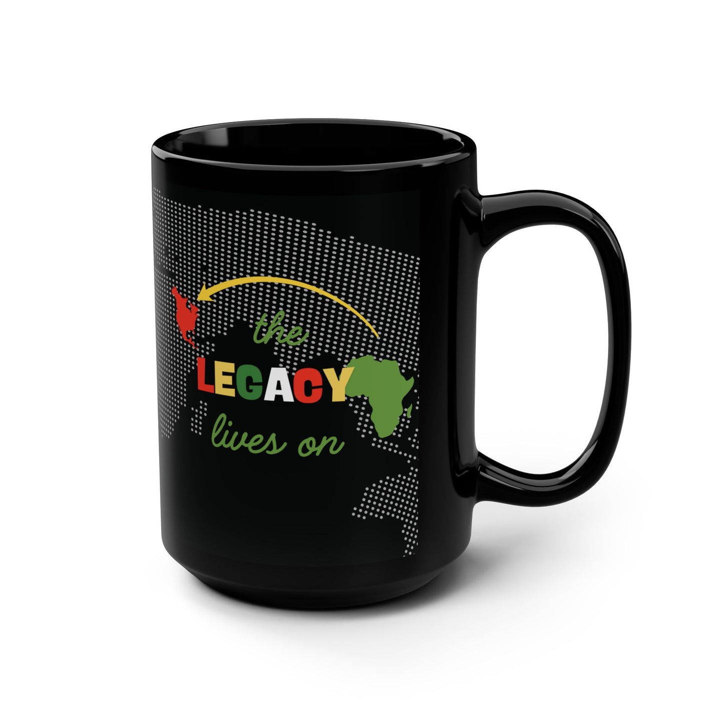 Juneteenth Cultural Pride Black Empowerment Gift Mug limited edition Legacy Tribute Heritage Map Cup Unique Africa To America Design Drinkware