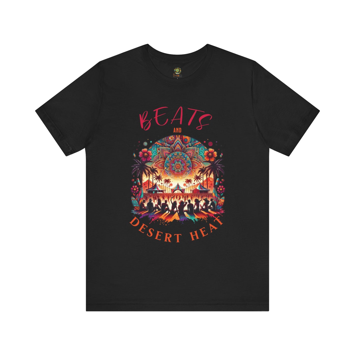 Festival T Shirt for Music Lovers Party in the Desert Tee Artistic Trendy Festival Design Shirt for Festival Goers
