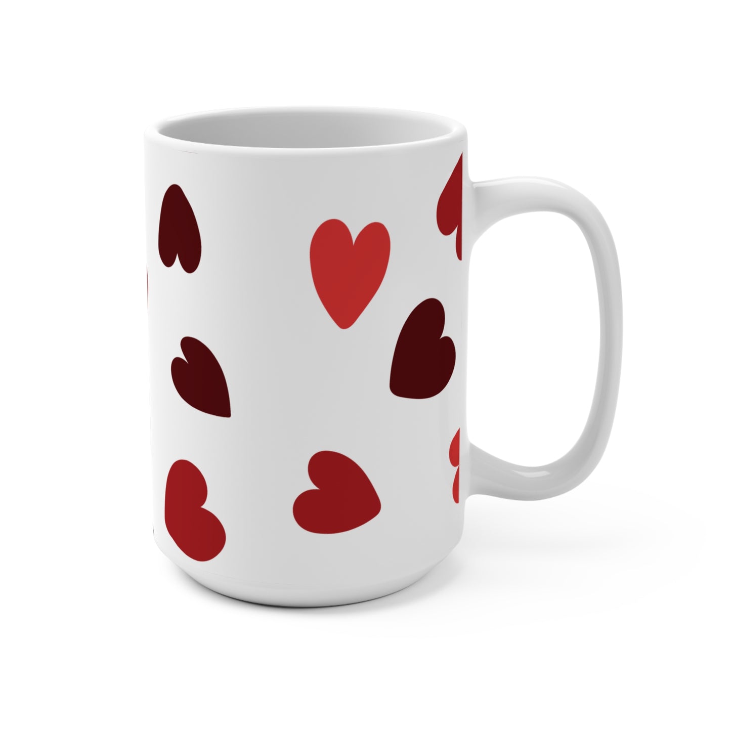 Valentine's Coffee Mug Gift Love-Themed Drinkware Unique Heart-Pattern Design Gift Idea for Lovers of Coffee And V-Day Special Occasion Mug
