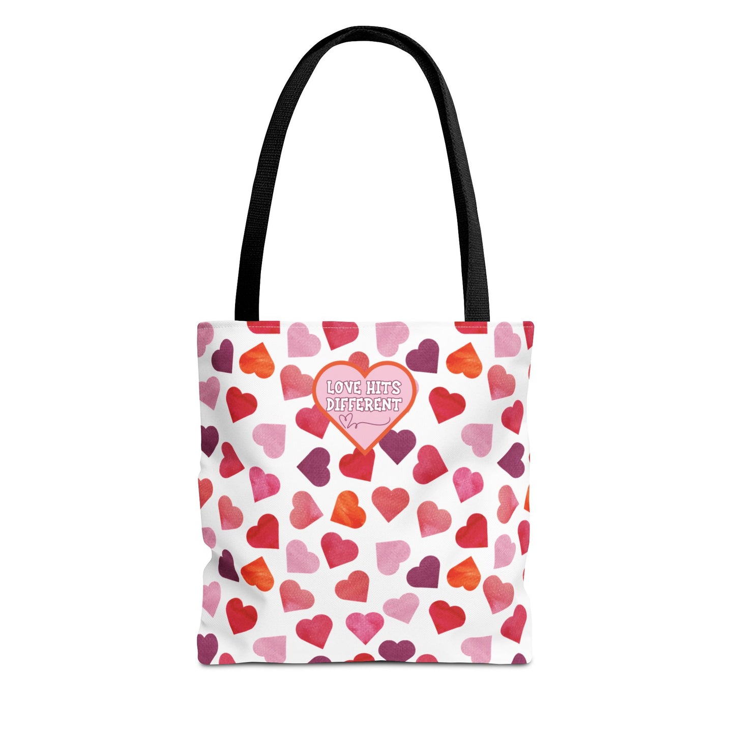 Trendy Love-Themed Reusable Valentine's Day Tote Gift for Her Aesthetic Gen Z Heart Design Large Storage Romantic and Stylish Tote Bag