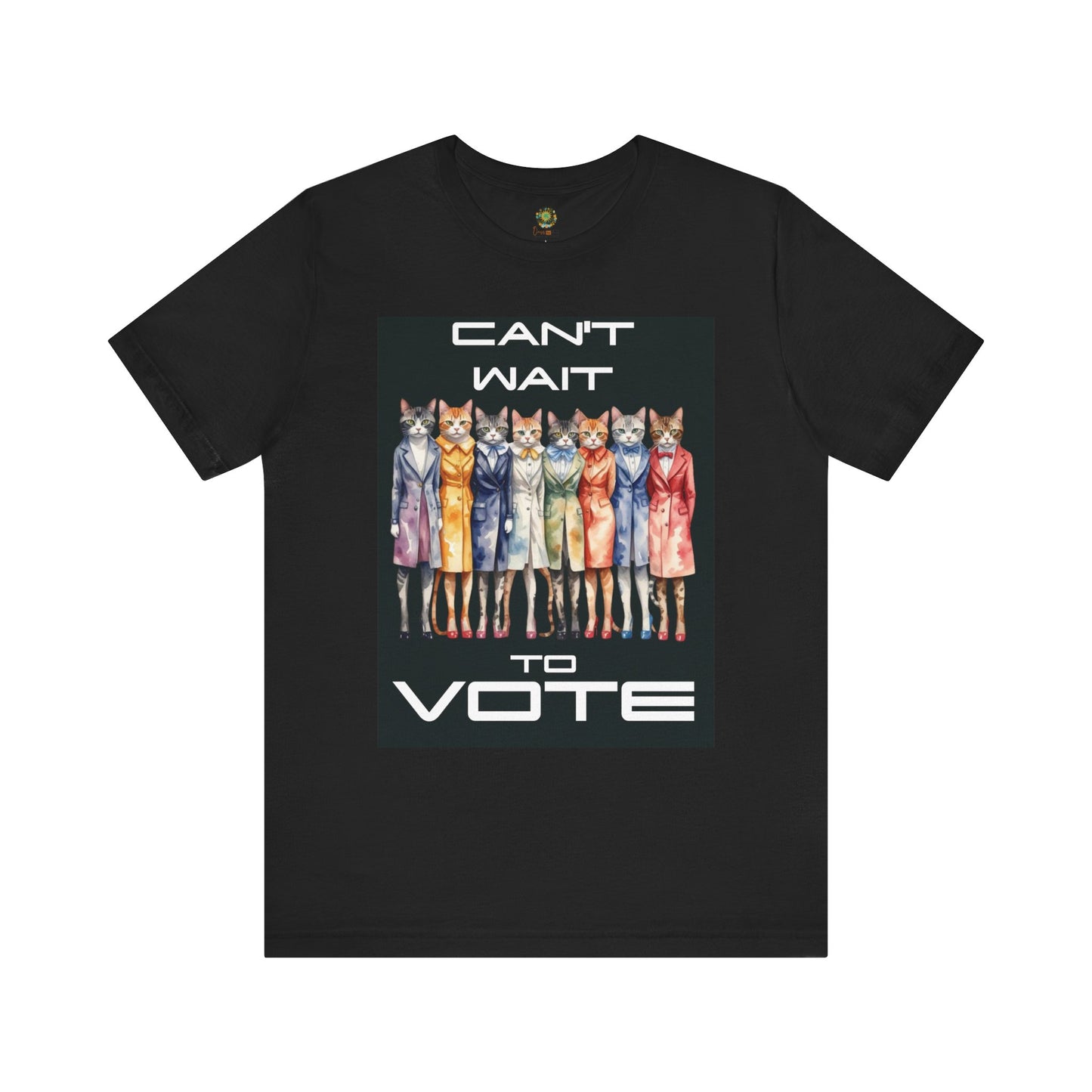 Trendy Voting T Shirt for Cat Lovers Playful Design Shirt Stylish Civic Engagement Trendy Political Fashionable Unique Voting Tee