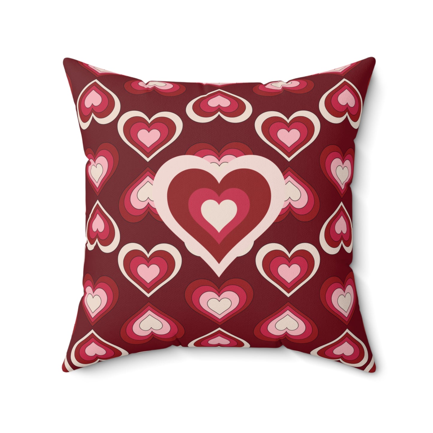 Double-Sided V-Day Heart Pillow Romantic Gift Idea Decorative Cushion For Couples Love-Inspired Decorative Pillow For All Seasons