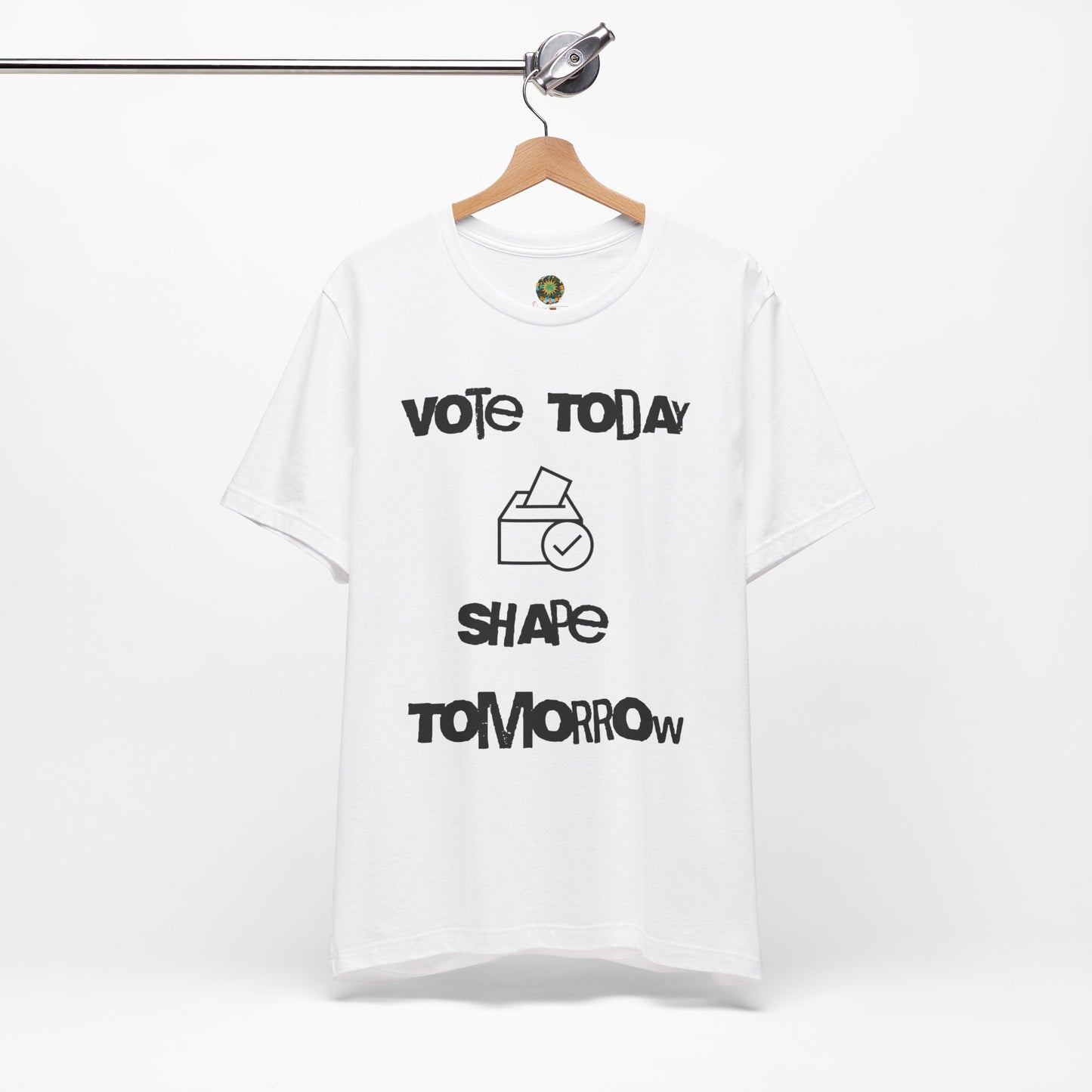 US Election 2024 T-Shirt Vote Today Shape Tomorrow Ballot Box Graphic Tee for Civic Engagement Voting Rights