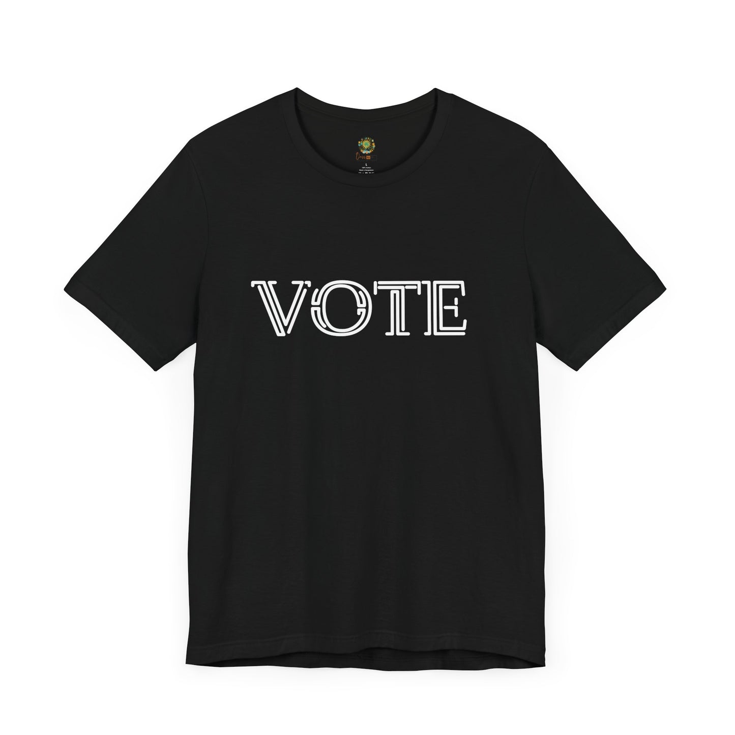 US Election 2024 T-Shirt VOTE Bold Statement Tee for Civic Engagement Democracy Voting Rights