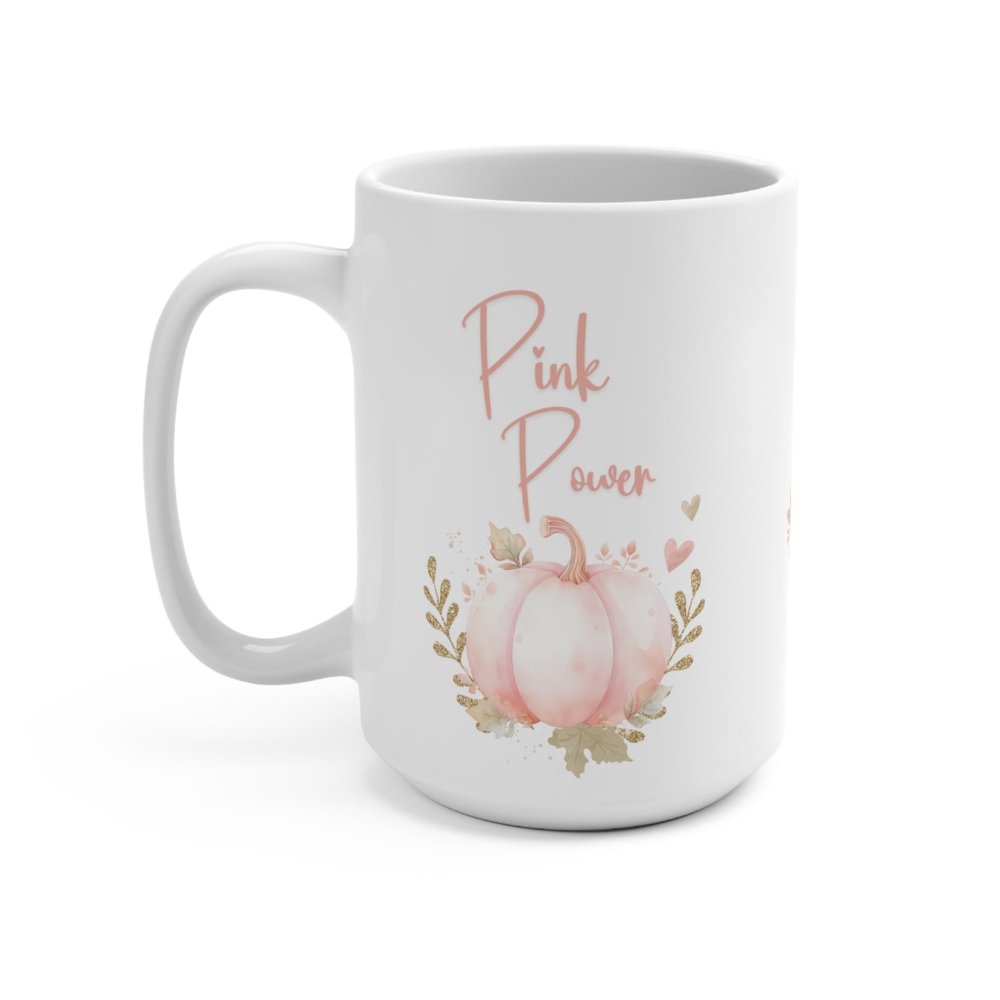 October Awareness Pumpkin Mug for Breast Cancer Awareness Empowering Message Mug Gift for Her Motivational Pink Power Survivor Gift Mug