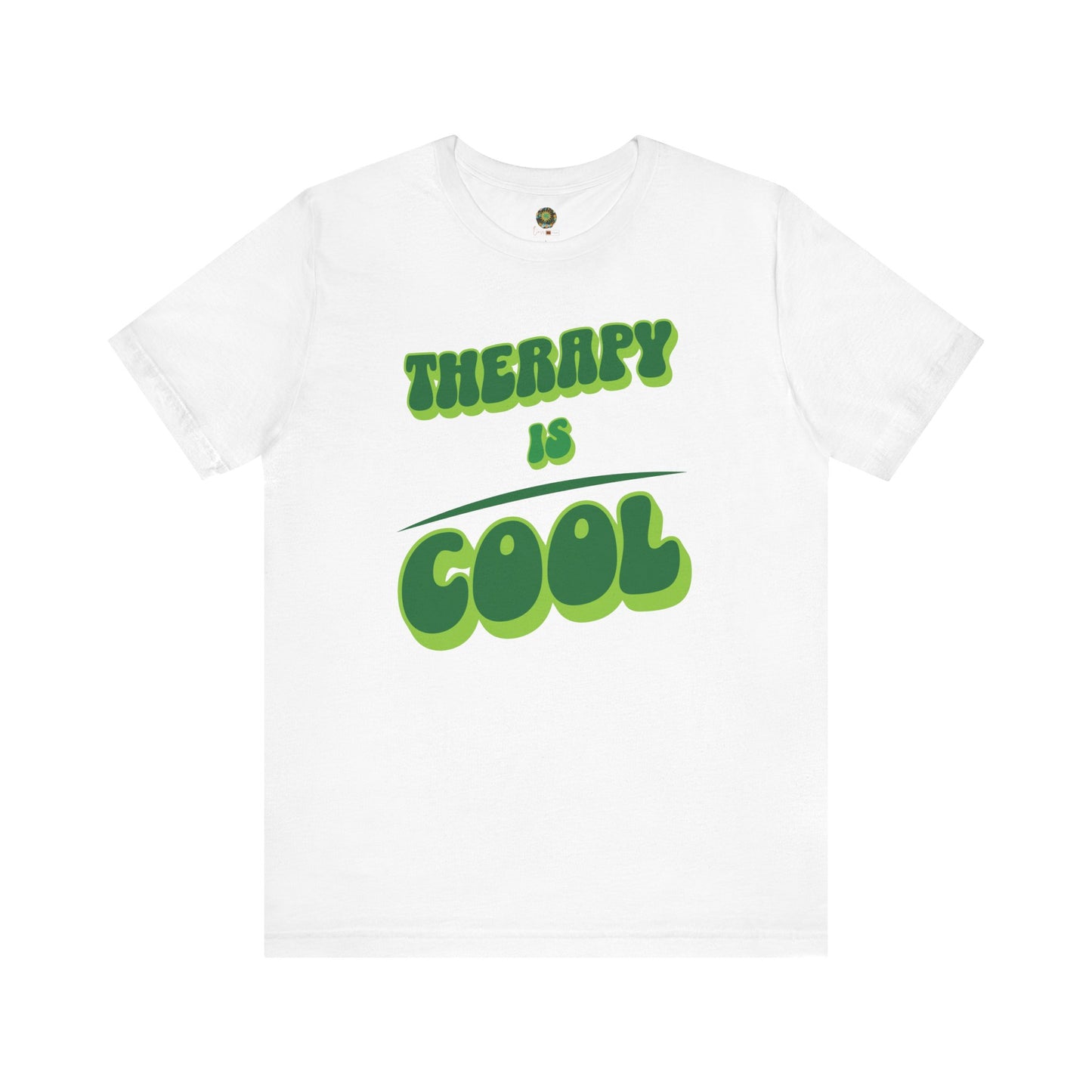 Therapy is Cool Fun Retro T-Shirt Promoting Mental Health Awareness and Self-Care in Style Shirt for Mental Wellness Positive Vibes Inspirational Tee