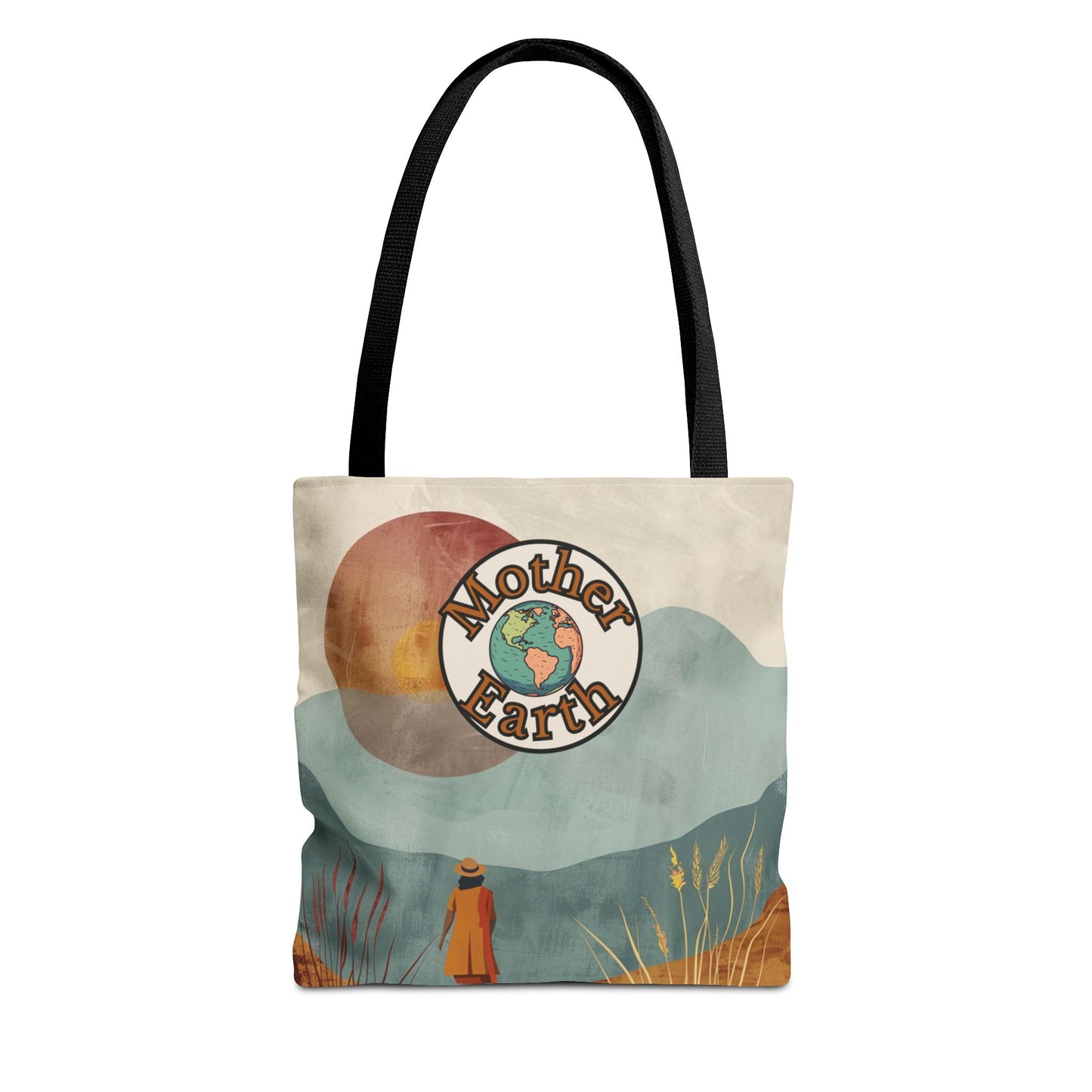 Everyday Earth Day Tote Planet Protector Environmentalist Gift for Her Reusable Eco Bag Woman-Owned Business Product Earth Tribute Accessory