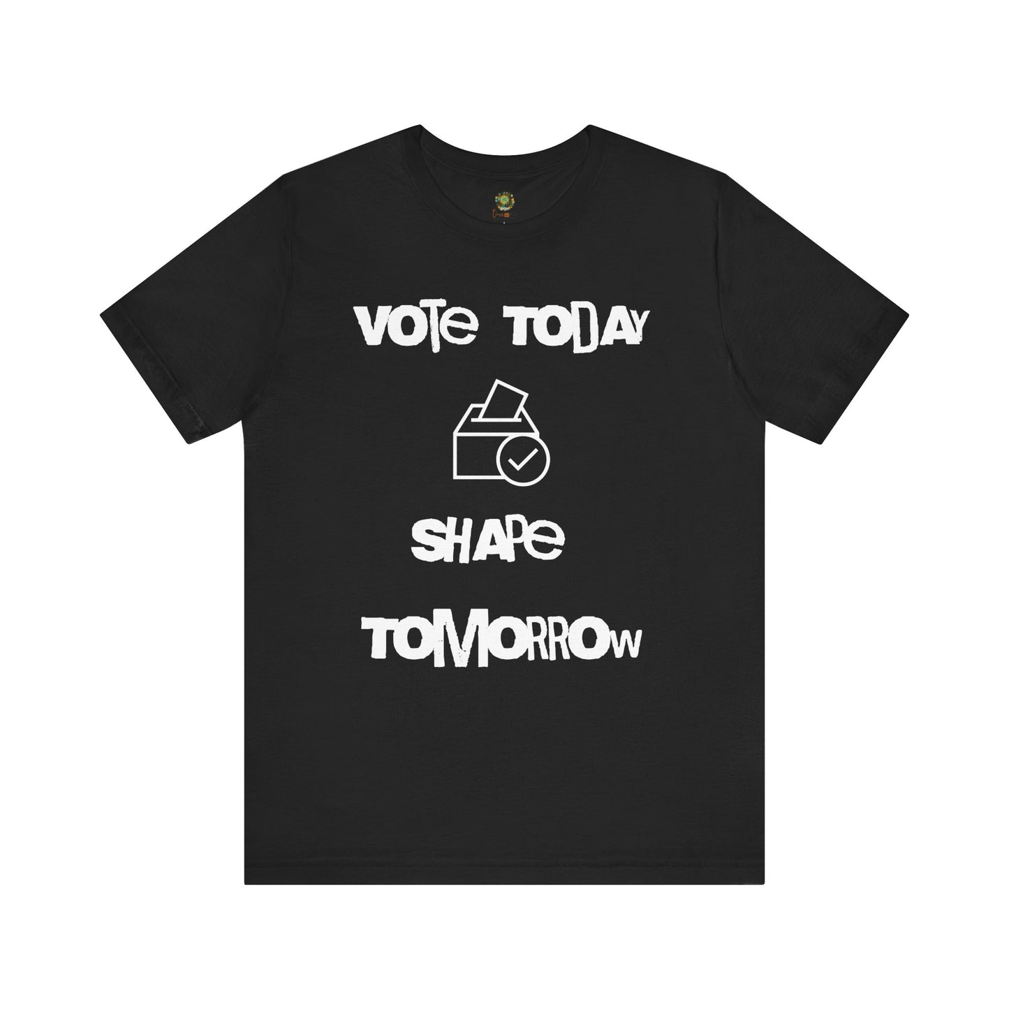 US Election 2024 T-Shirt Vote Today Shape Tomorrow Ballot Box Graphic Tee for Civic Engagement Voting Rights