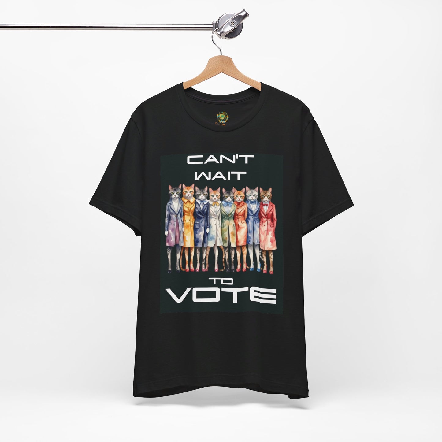 Trendy Voting T Shirt for Cat Lovers Playful Design Shirt Stylish Civic Engagement Trendy Political Fashionable Unique Voting Tee