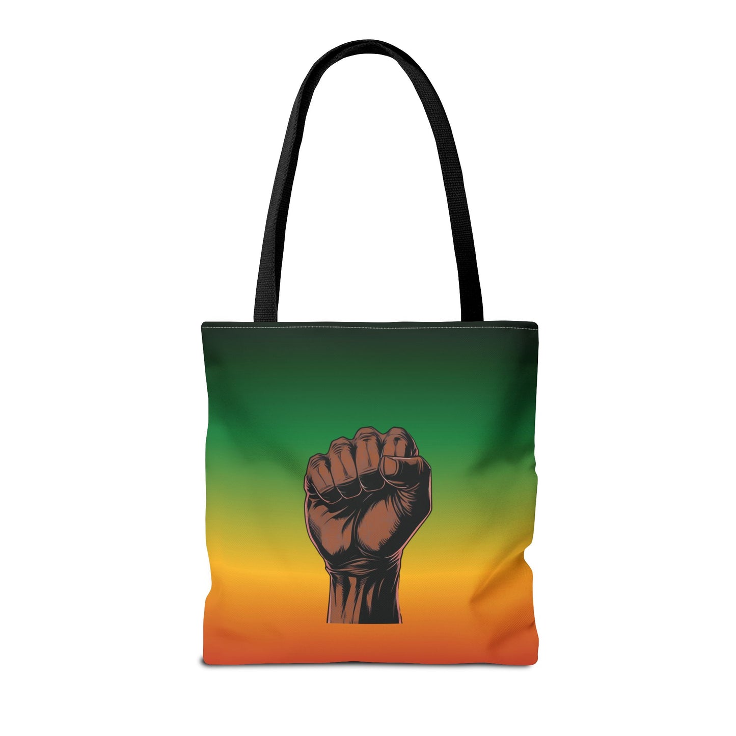 I Am The Legacy Juneteenth Tote Bag Black Power Raised Fist Double-sided Afro-centric Fashion Red Green Gold Tote Black History Gift