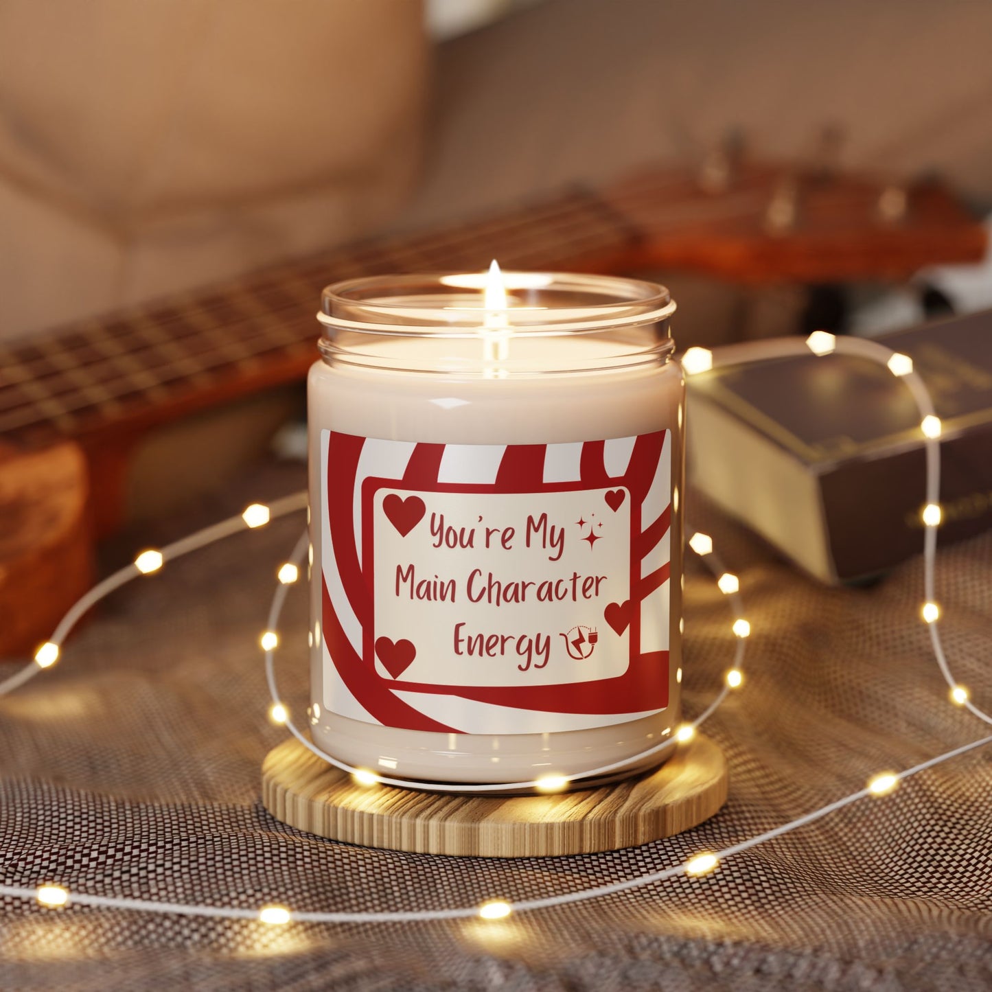 Modern Love Fun Romantic Candle Gift For Partner Playful Gen-Z Inspired Love Candle for Valentine's Day Scented Candle Gift For Her Trendy Couple's Candle Gift