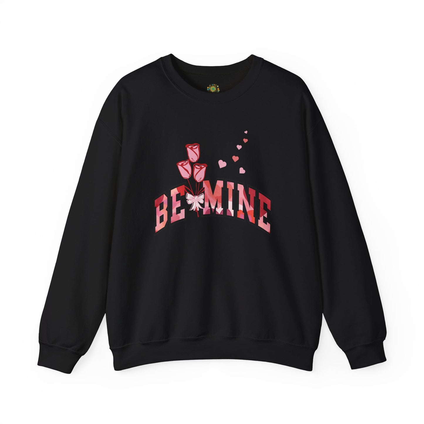 Rose-Themed Valentine Sweatshirt Design Perfect Rose-Bouquet V-Day Outfit Thoughtful Heart And Roses Gift Idea For Lovers Eco-Friendly Winter Wear