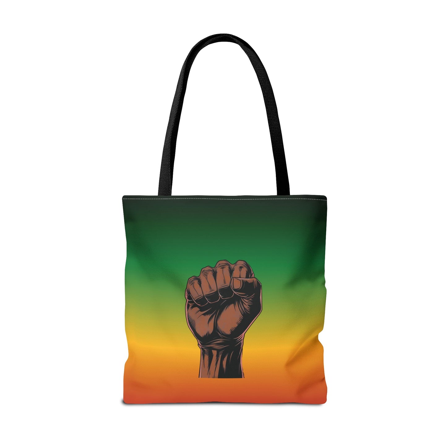 I Am The Legacy Juneteenth Tote Bag Black Power Raised Fist Double-sided Afro-centric Fashion Red Green Gold Tote Black History Gift