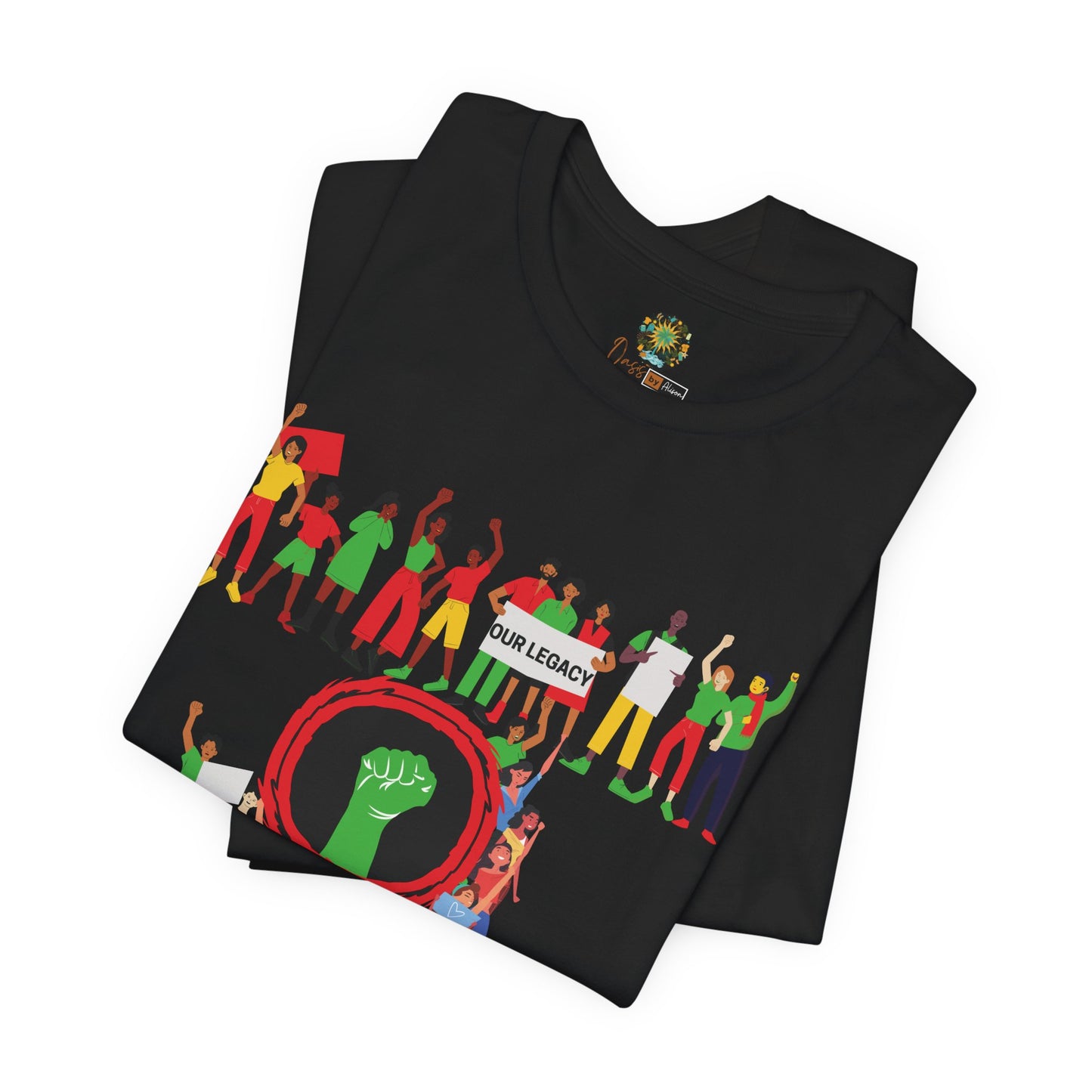 Juneteenth United in Solidarity Tee Community Awareness Cultural Heritage Wear Resilience and Pride Empowering Afrocentric Celebration T-Shirt