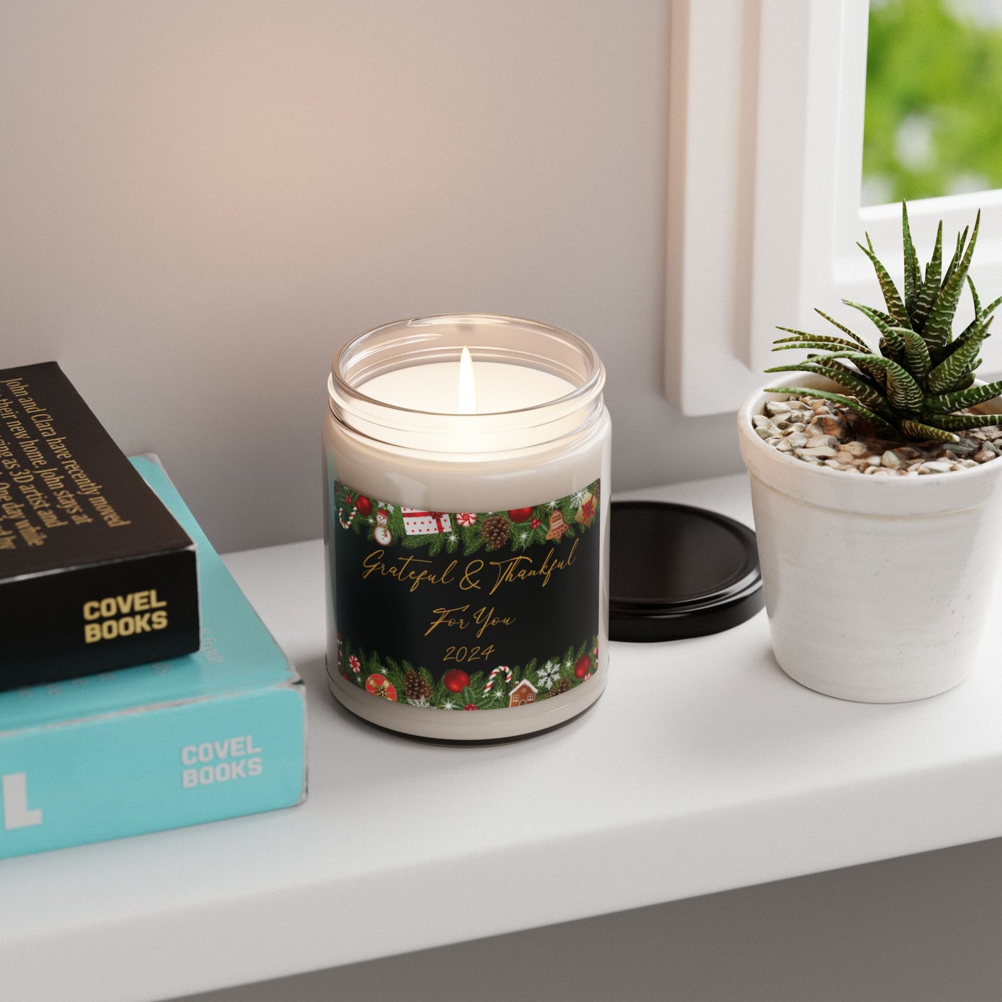 Christmas Thank You Holiday Gift for Mail Carriers Candle 2024 Seasonal Aromatic Holiday Appreciation 9oz Eco-Friendly Candle Gift for Service Providers