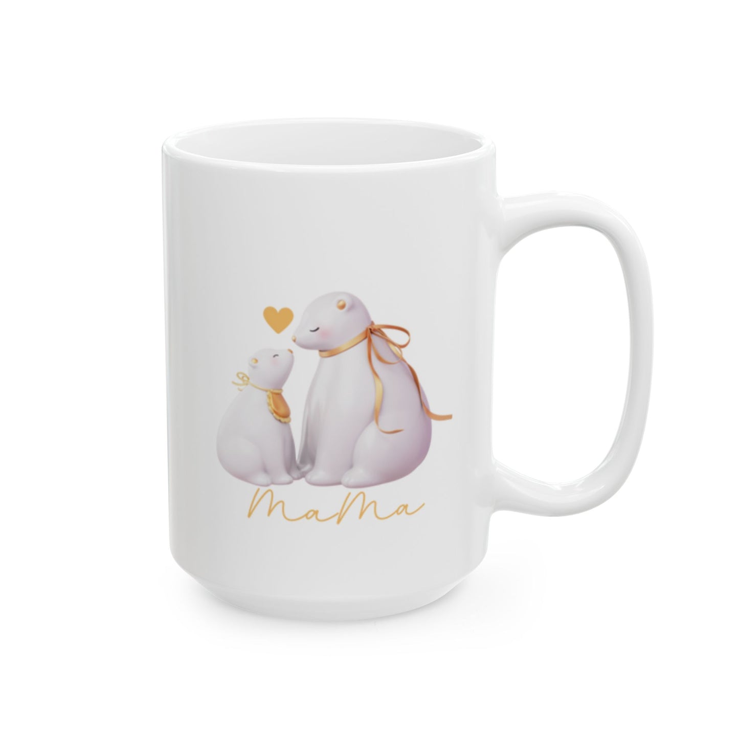Mama Polar Bear Coffee Mug | Sweet Motherhood Gift for Mom