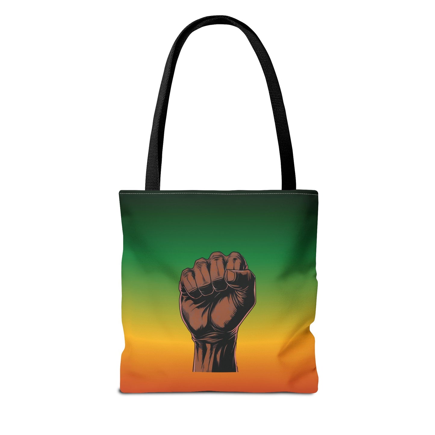 I Am The Legacy Juneteenth Tote Bag Black Power Raised Fist Double-sided Afro-centric Fashion Red Green Gold Tote Black History Gift