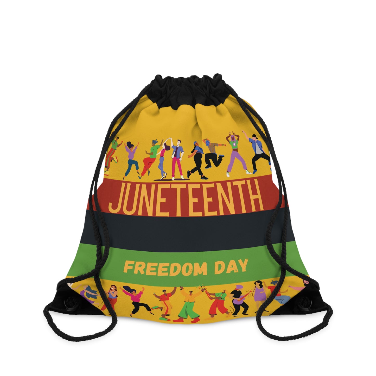 Emancipation Day Drawstring Bag for Freedom Day Juneteenth Backpack for Gift for Diversity Liberty Tote